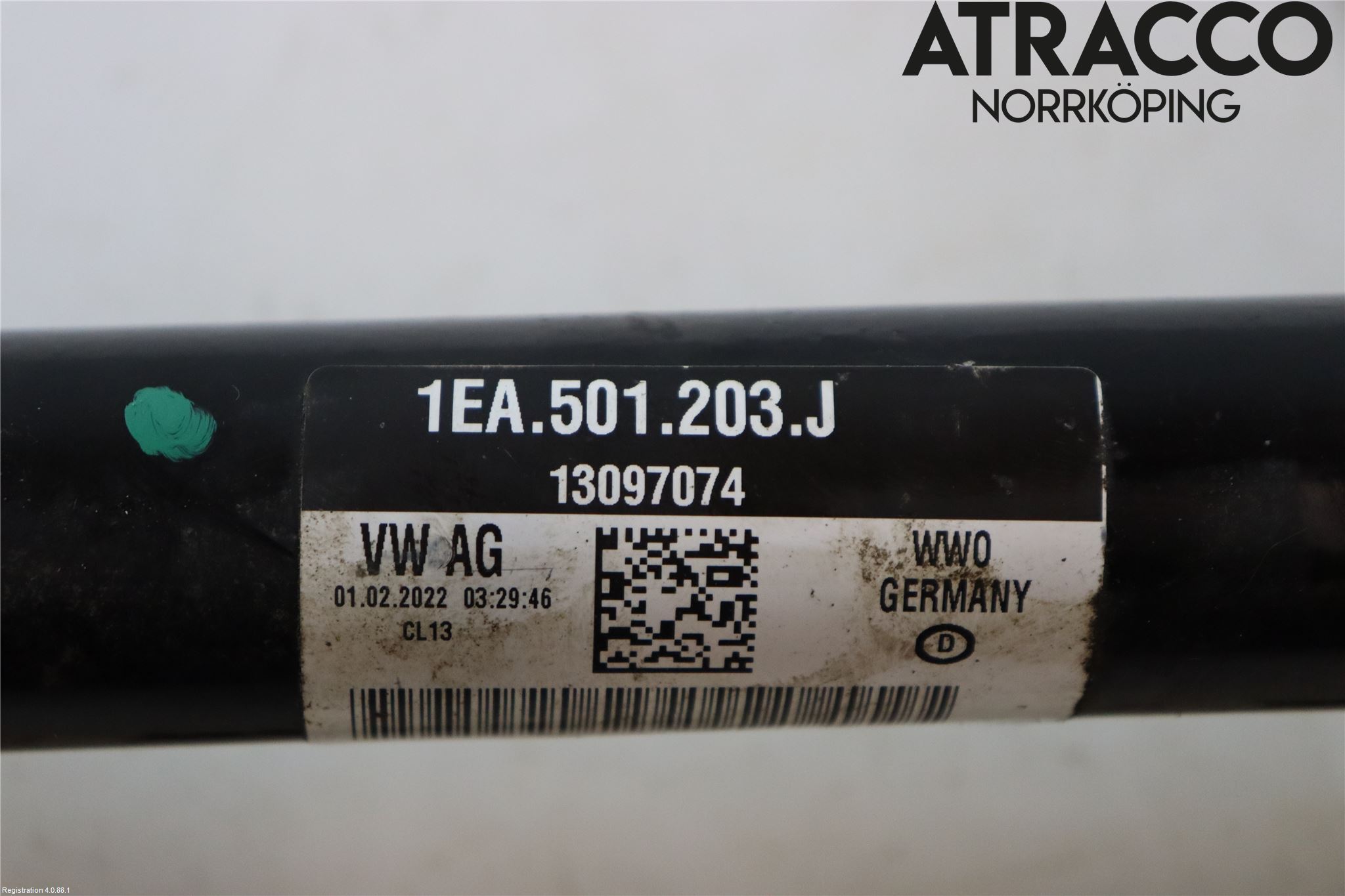 Volkswagen VW ID.4 21- Drivaxel Bak Vänster