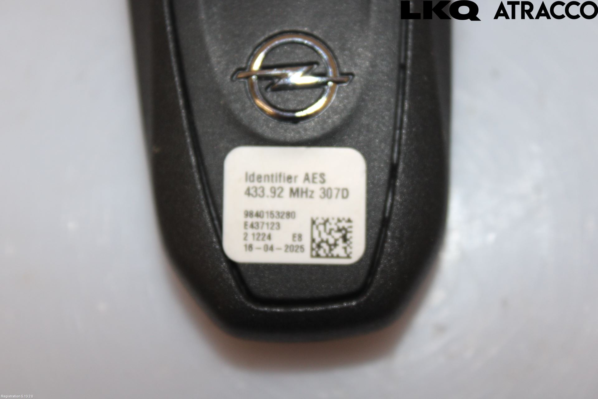 Opel GRANDLAND X 18- Fjärrkontroll Larm-Centrallås