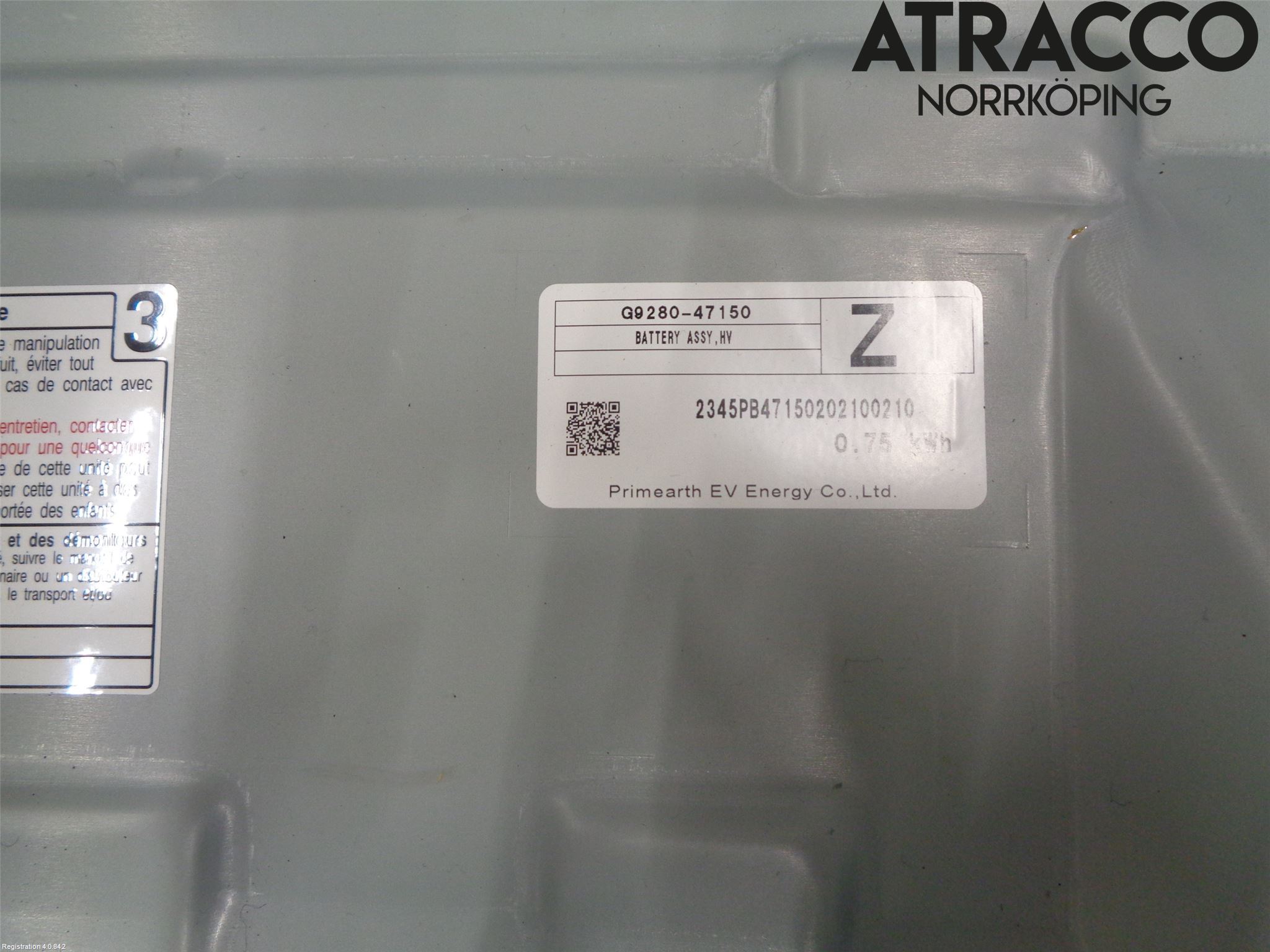 Toyota COROLLA 19- Batteri Högspänning