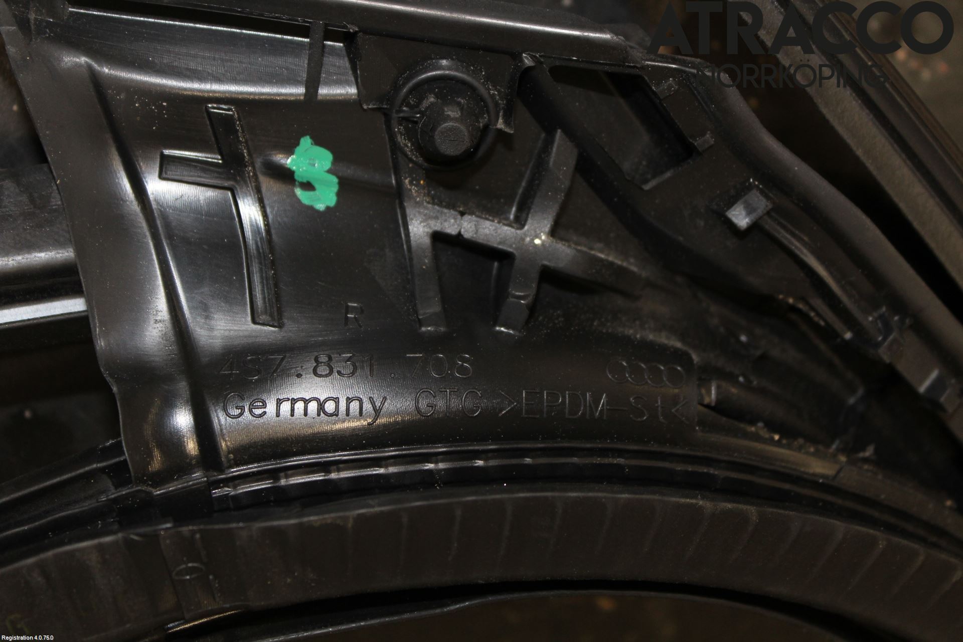 Audi R8 Dörr Gummilist