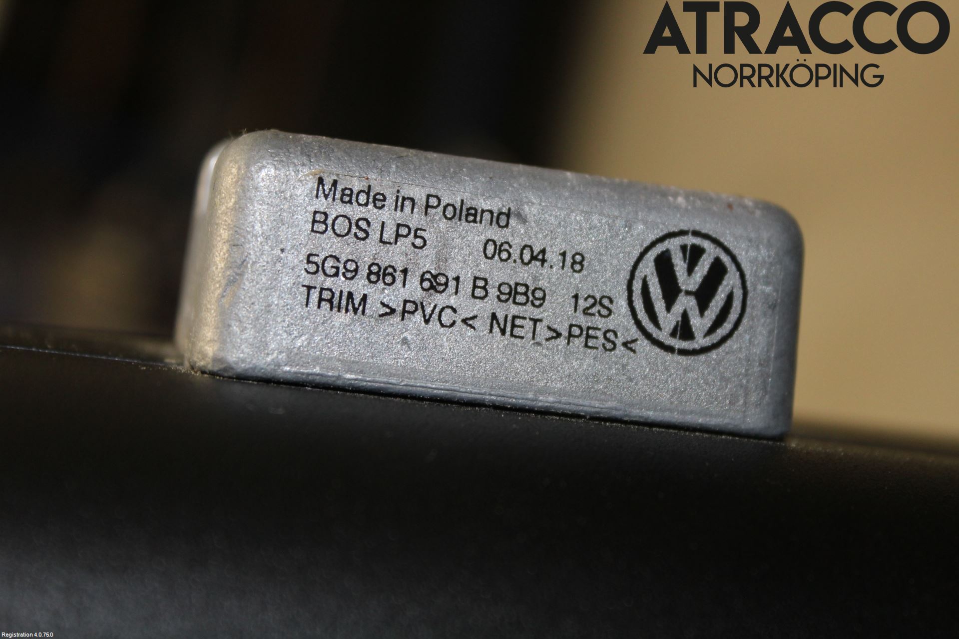 Volkswagen VW GOLF / E-GOLF VII 13-20 Lastnät