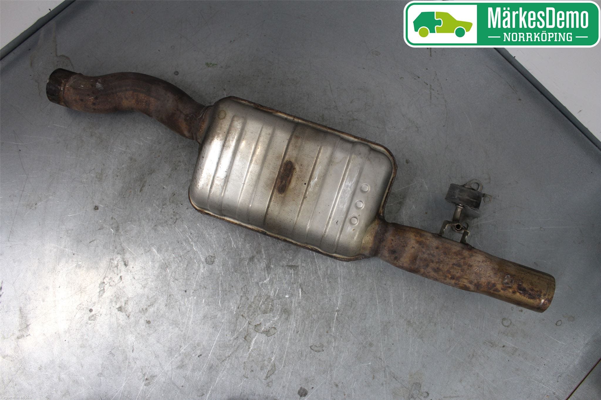 Audi A1/S1 11-18 Avgas Mellandämpare