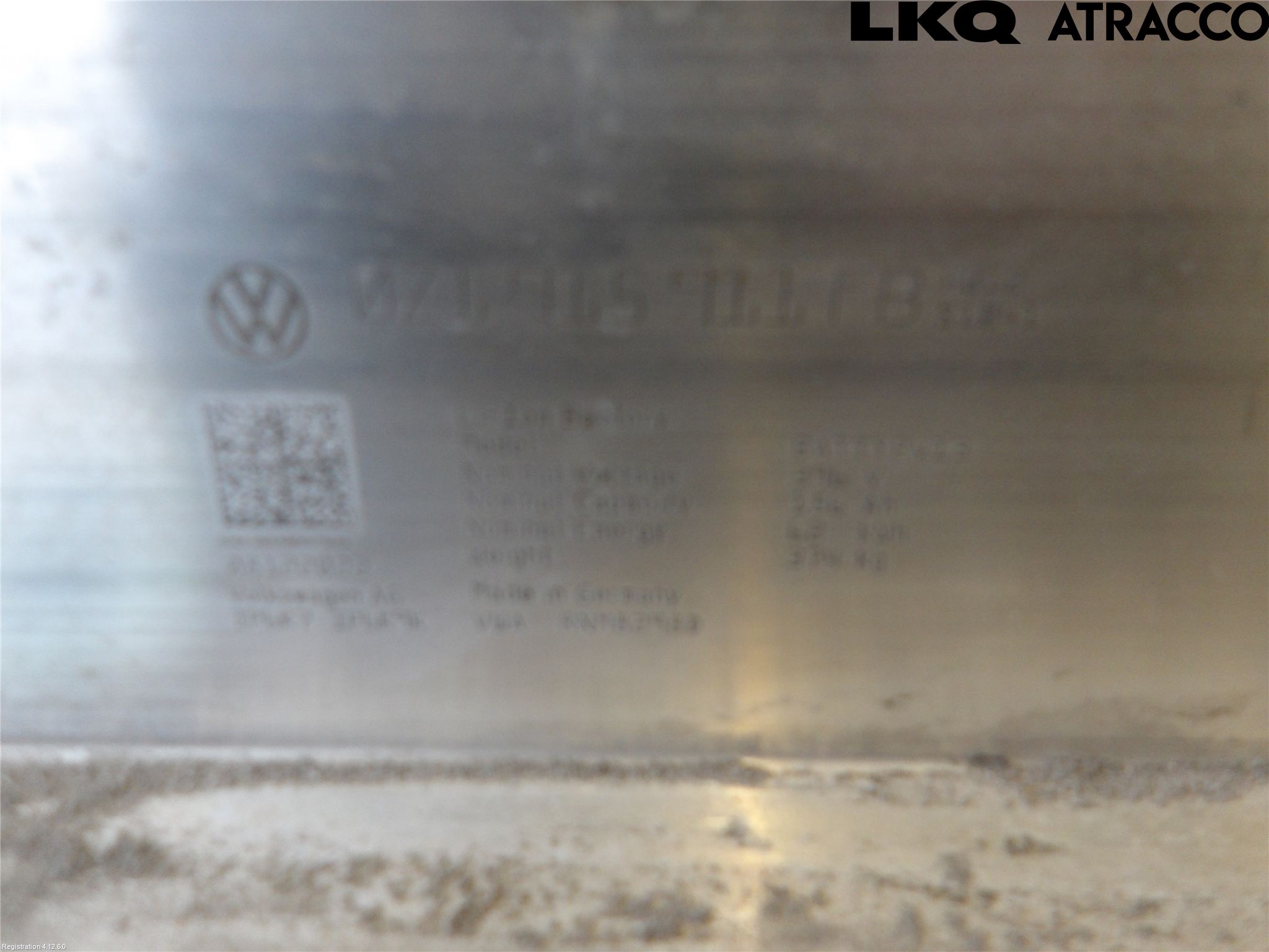 Volkswagen VW ID.3 21- Batteri Högspänning