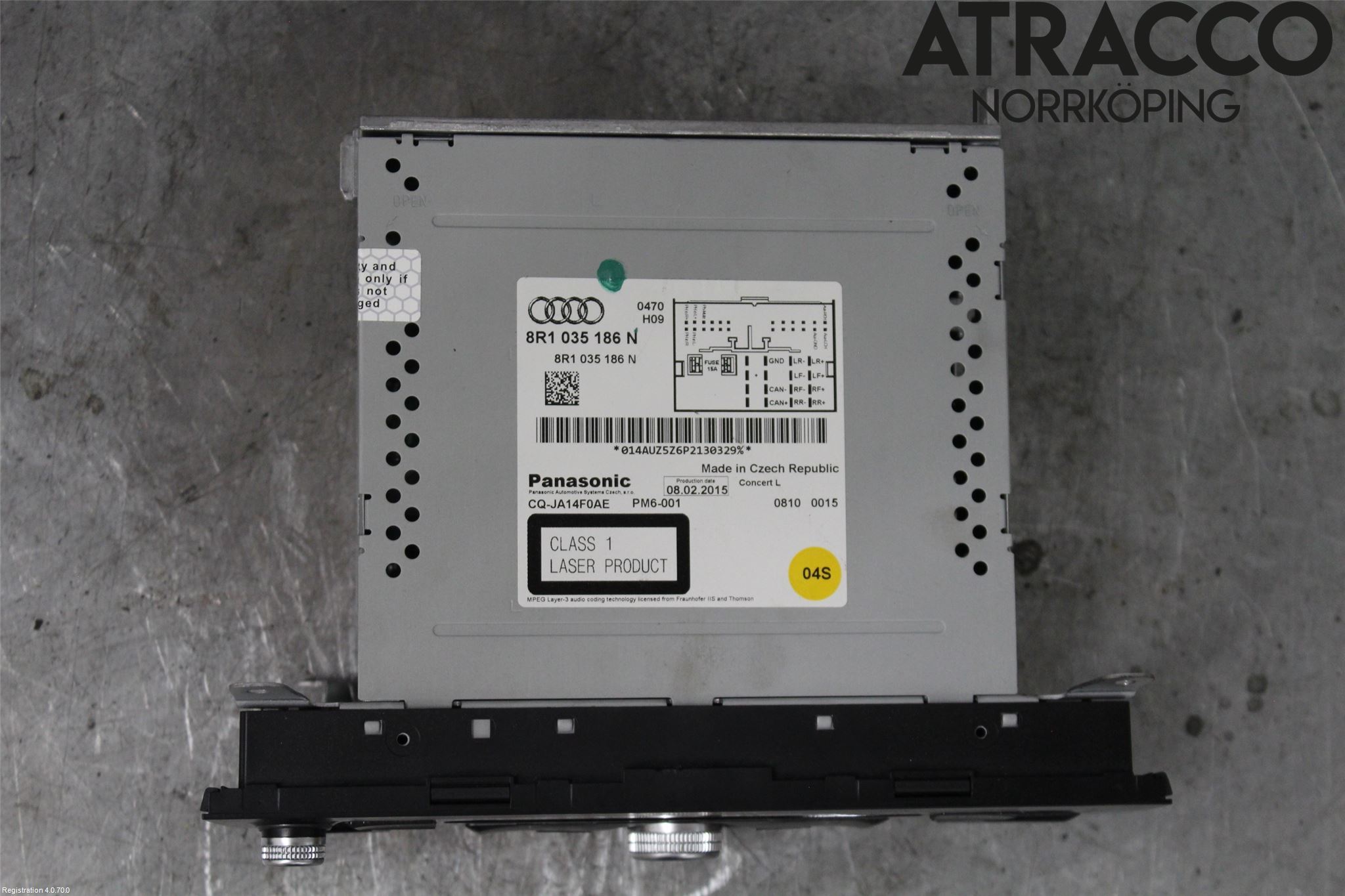 Audi Q5 09-16 Cd Radio - Multimediapanel