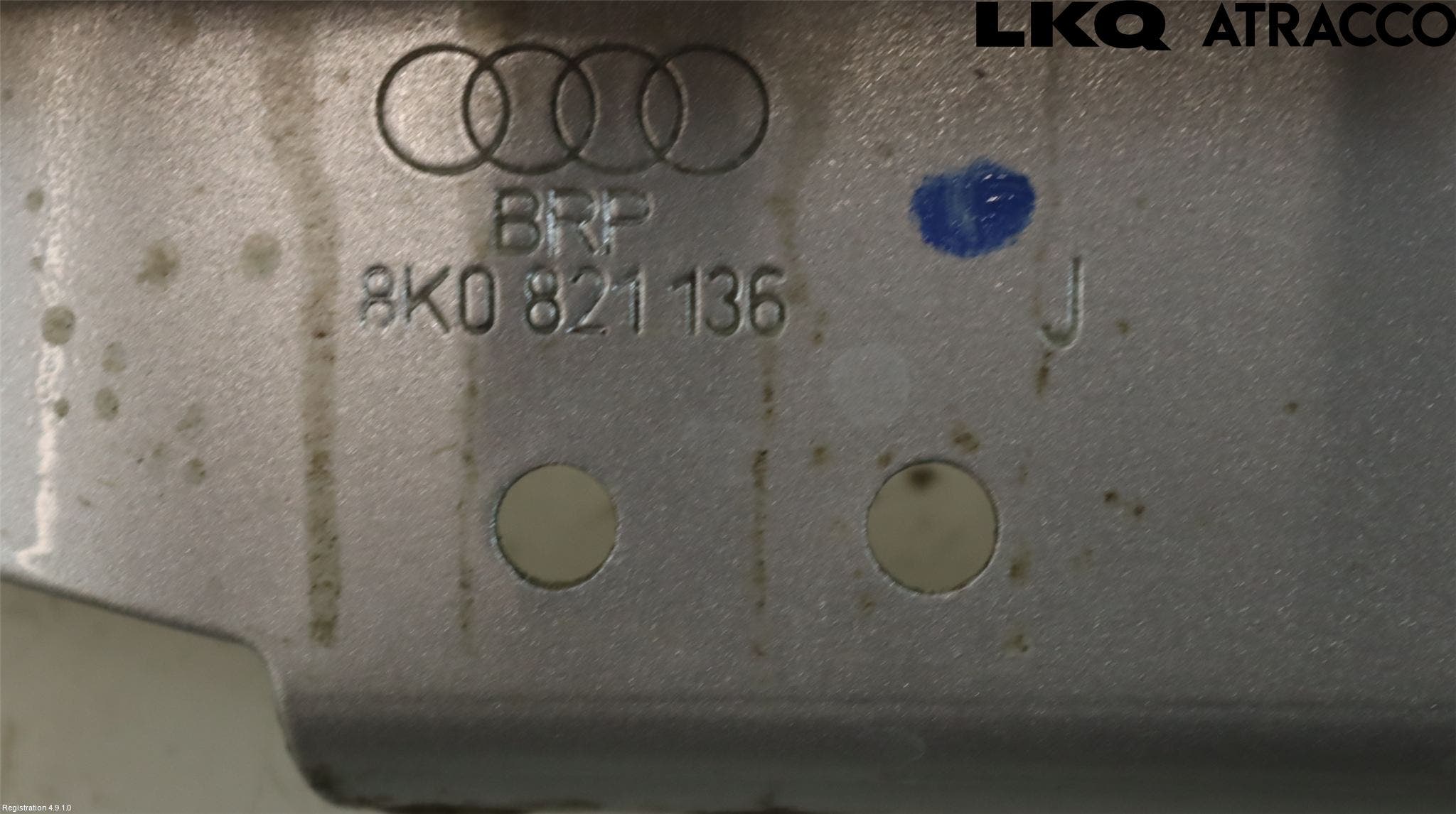 Audi A4 12-15 Frontplåt