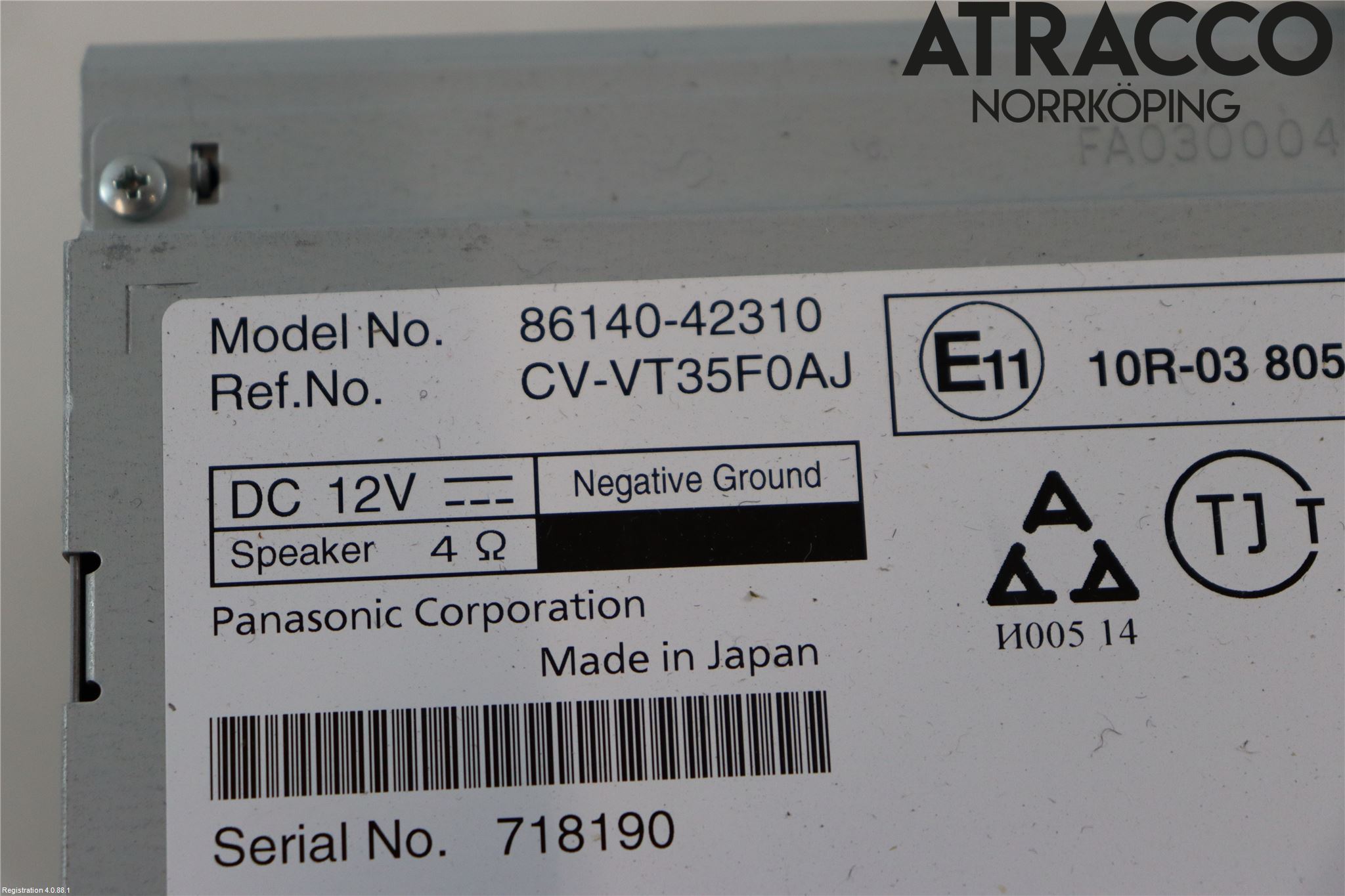 Toyota RAV4 13-18 Cd Radio - Multimediapanel