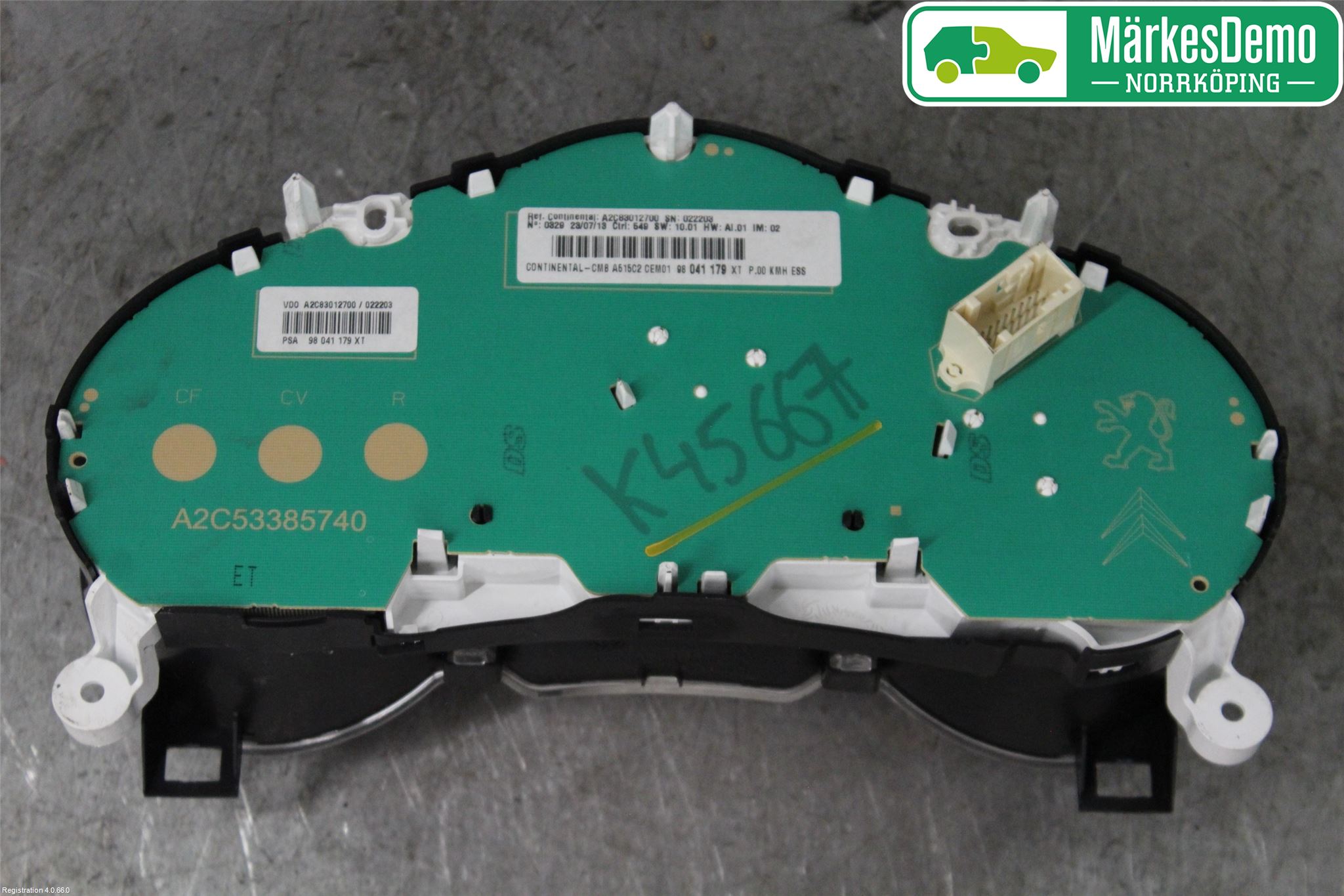 Citroen C3 10-17 Instrument Komb