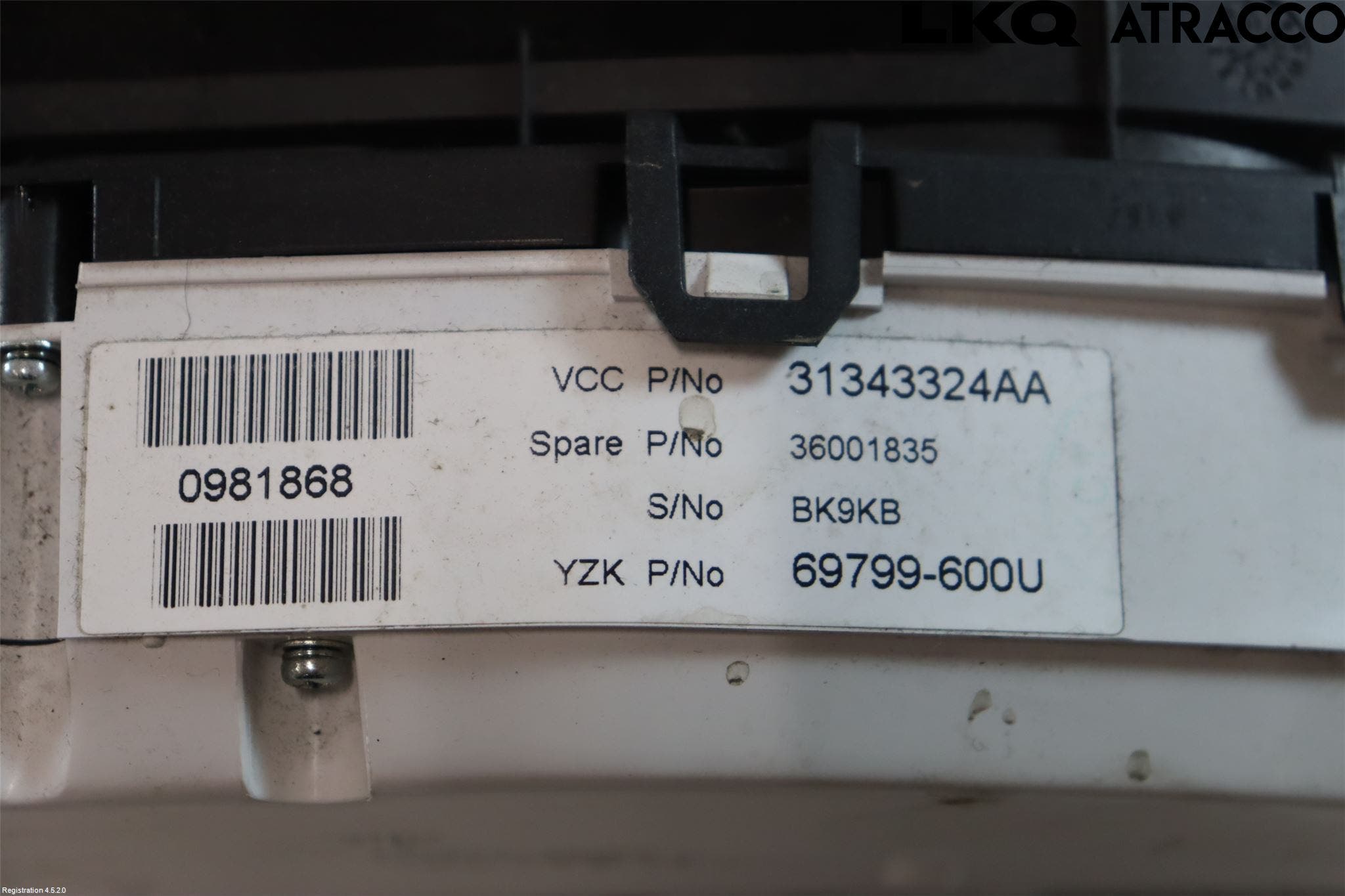 Volvo V70 08-13 Instrument Komb