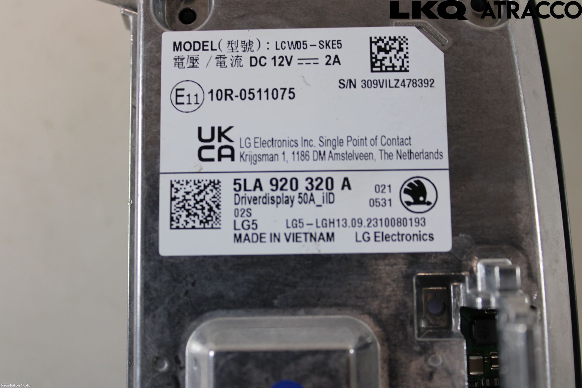 Skoda ENYAQ iV 21- Instrument Komb