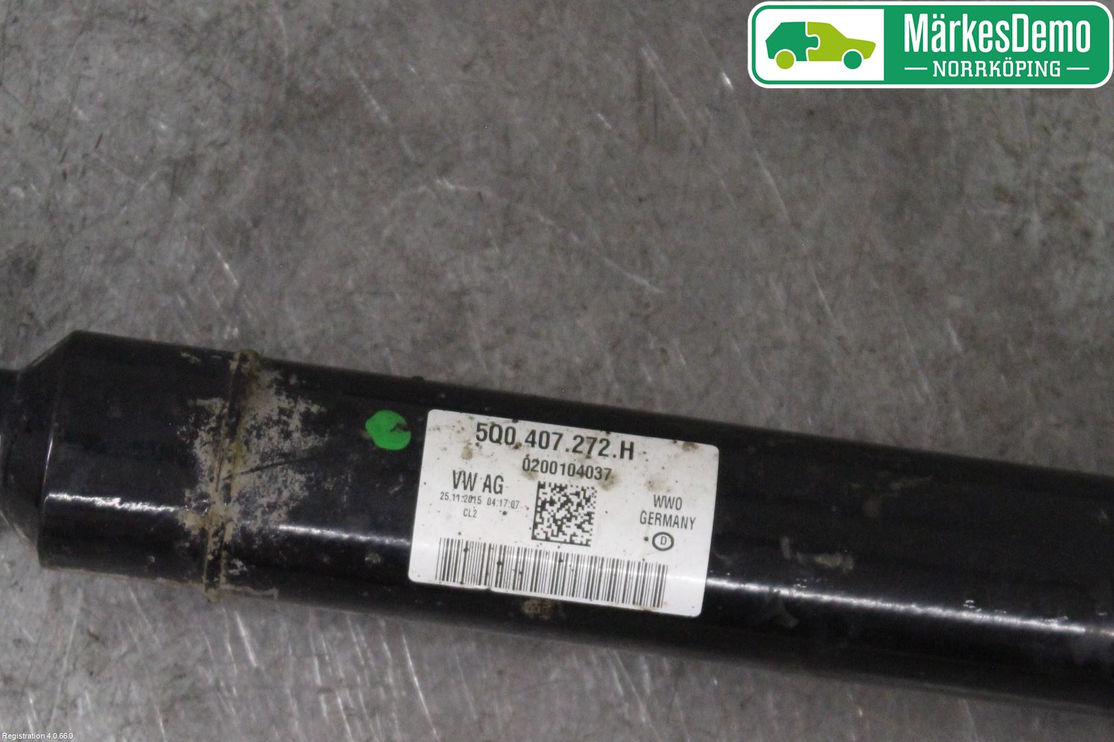 Volkswagen VW GOLF / E-GOLF VII 13-20 Drivaxel Fram Höger