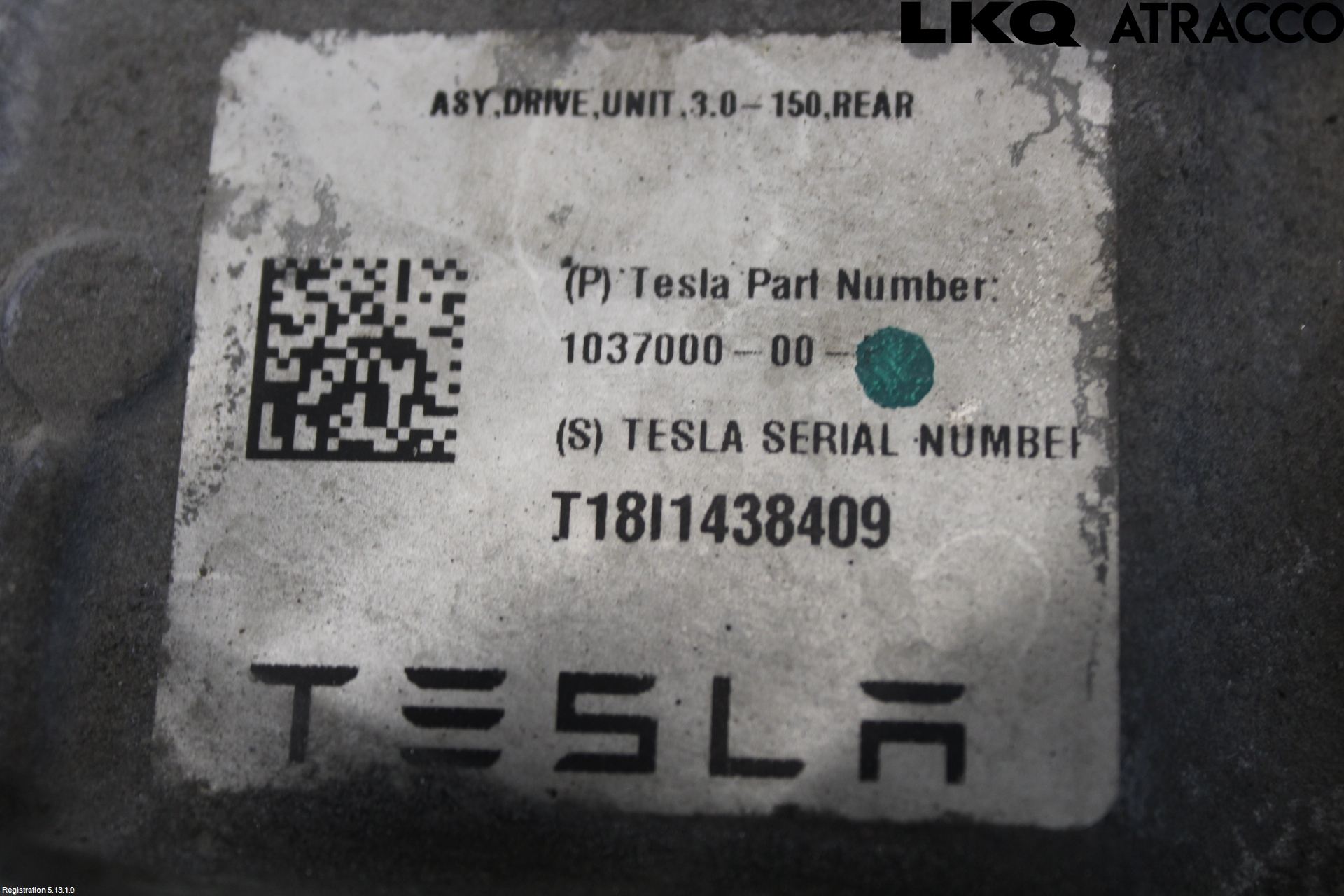 Tesla MODEL X 16- Motor Elektrisk Bak