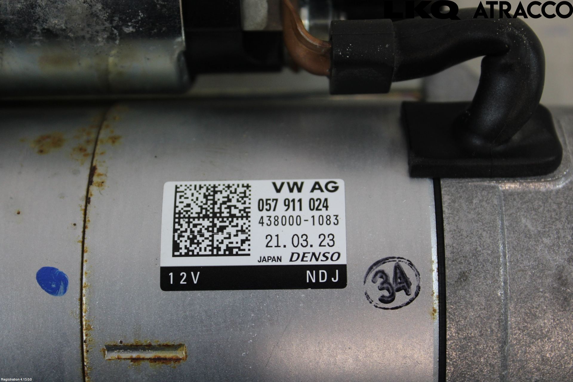 Volkswagen VW TOUAREG CR 18- Startmotor Diesel