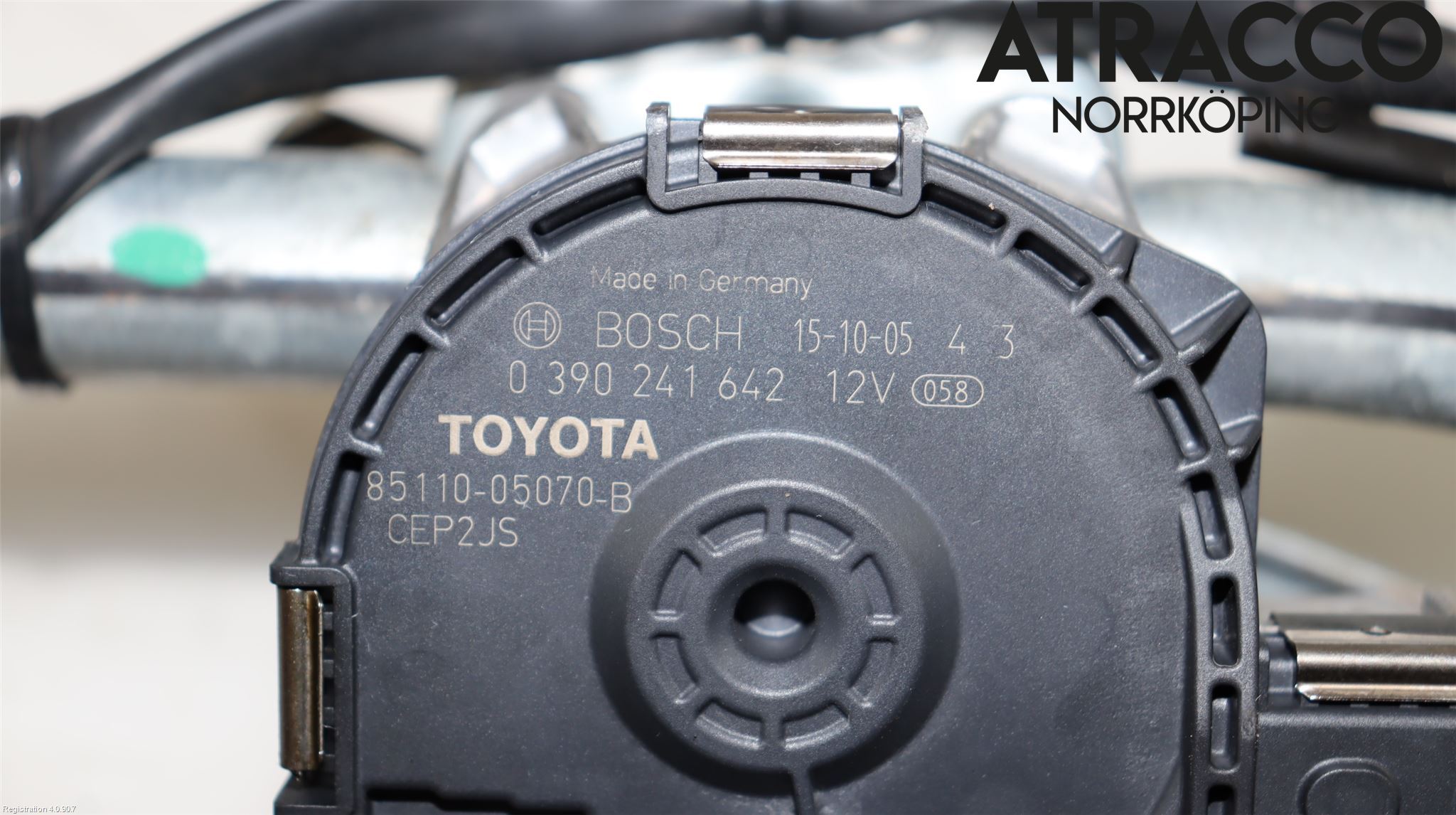 Toyota AVENSIS 16-18 Torkarmekanism Vindruta