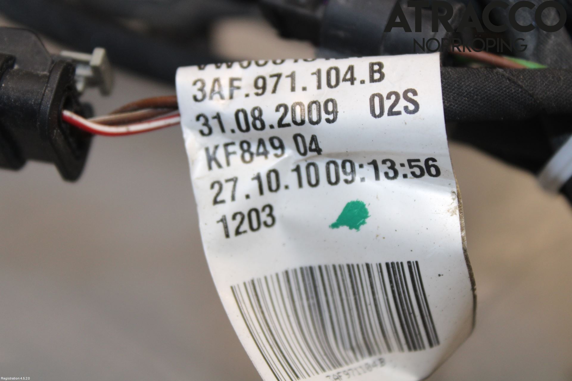 Volkswagen VW PASSAT 11-14 Parkeringshjälp Backsensor