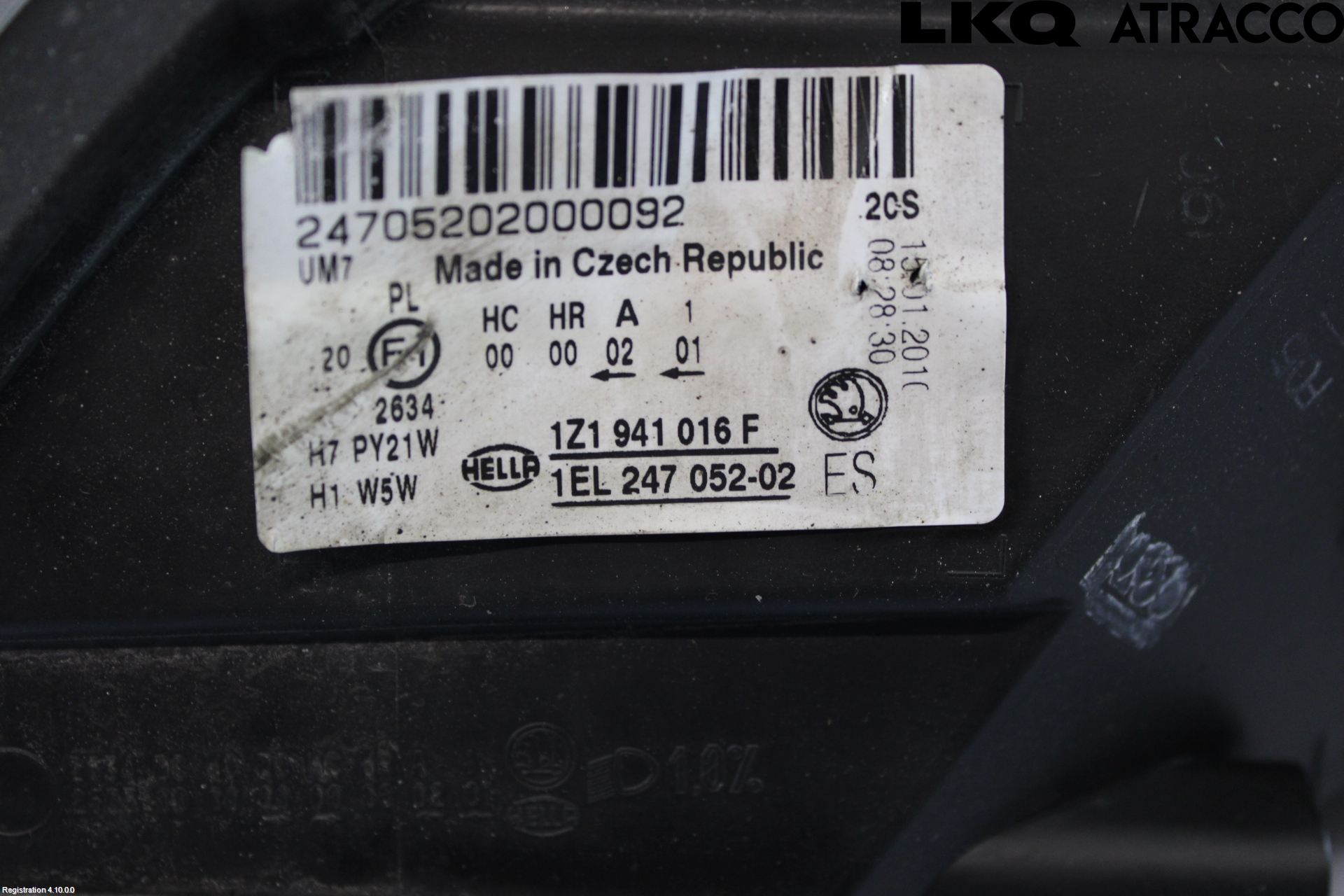 Skoda OCTAVIA (1Z) 05-13 Strålkastare Höger