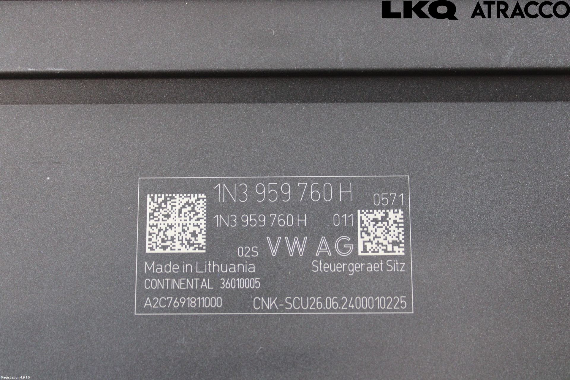 Volkswagen VW ID.7/TOURER 24- Styrenhet Stolreglering