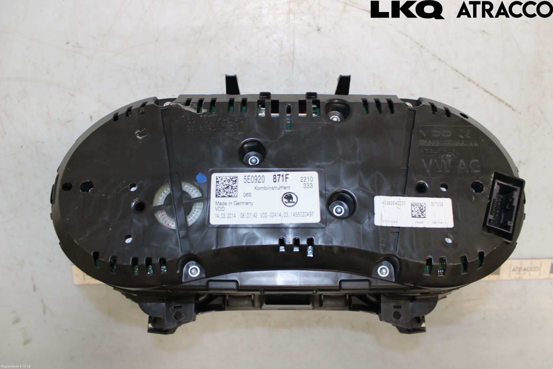 Skoda SUPERB 09-15 Instrument Komb