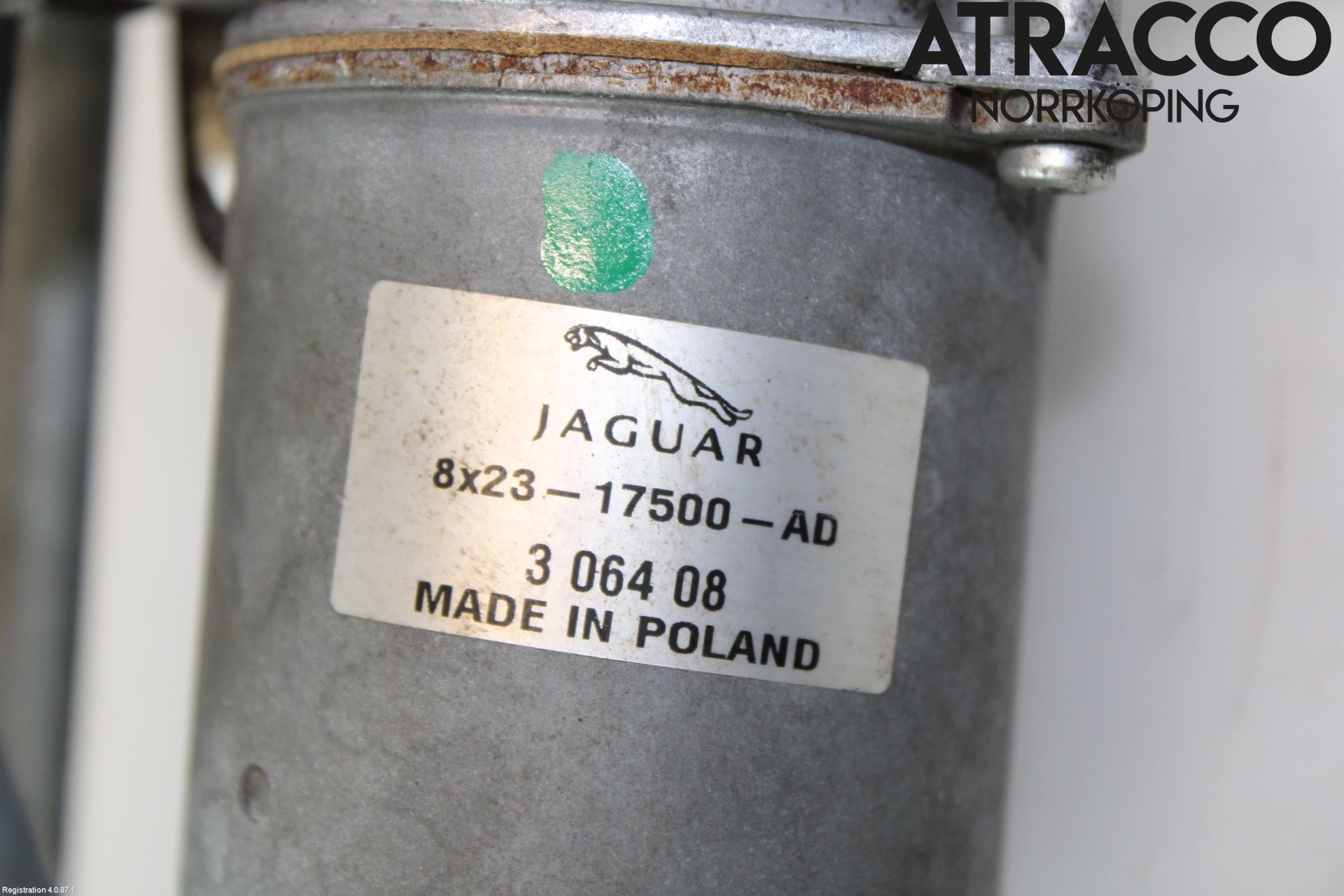 Jaguar XF 08-15 Torkarmekanism Vindruta