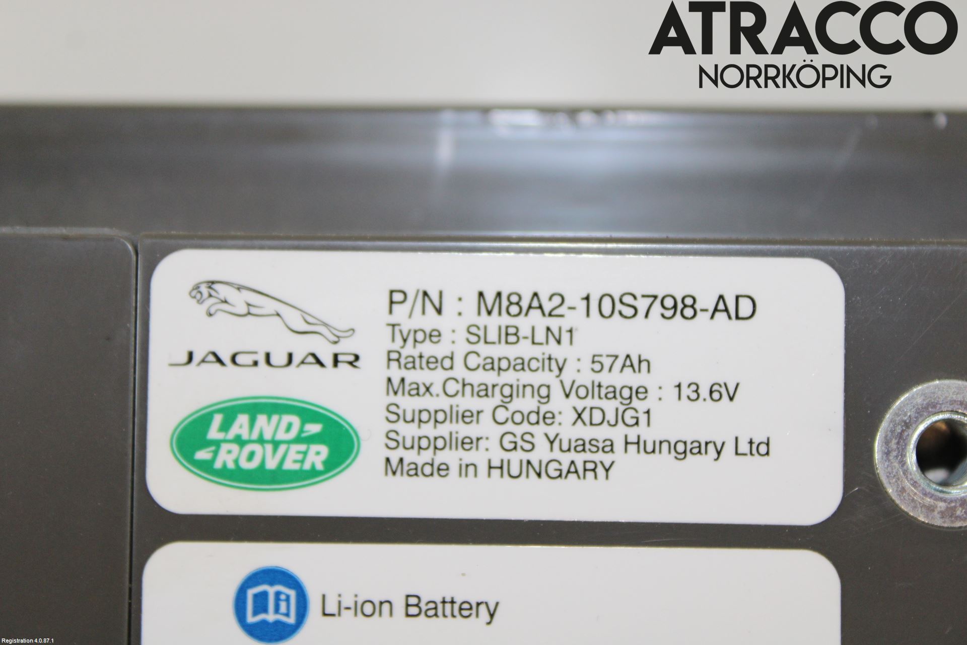 Jaguar F-PACE Batteri Högspänning