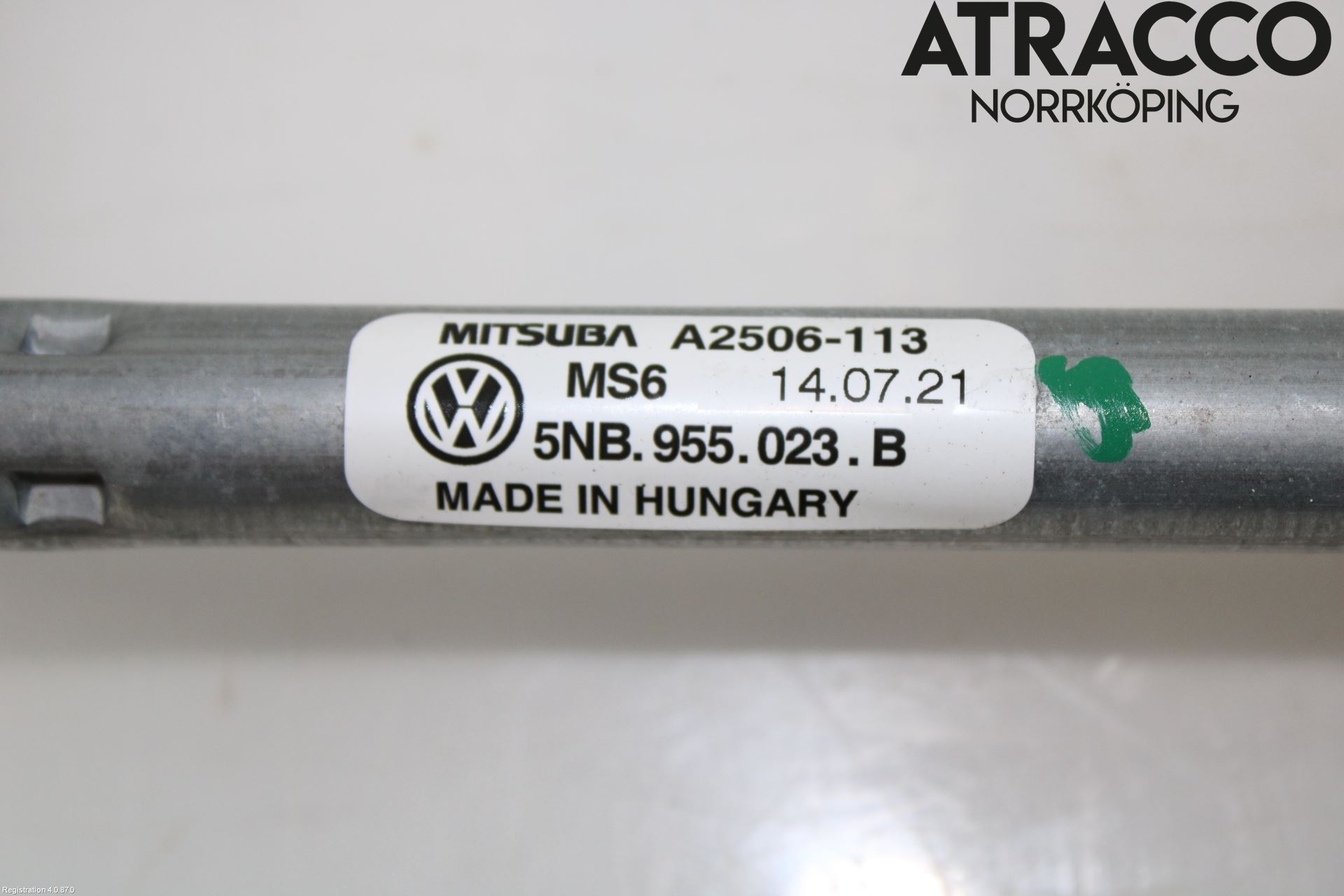 Volkswagen VW TIGUAN 16-24 Torkarmekanism Vindruta