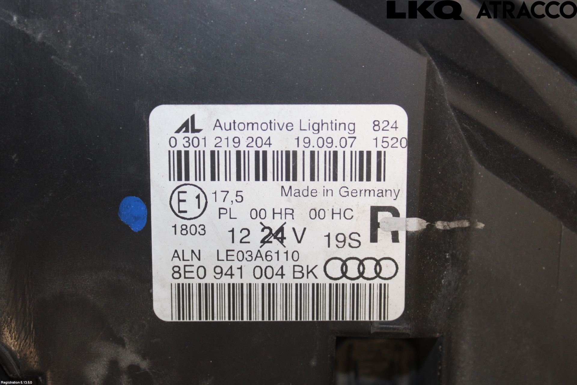 Audi A4/S4 05-07 Strålkastare Höger