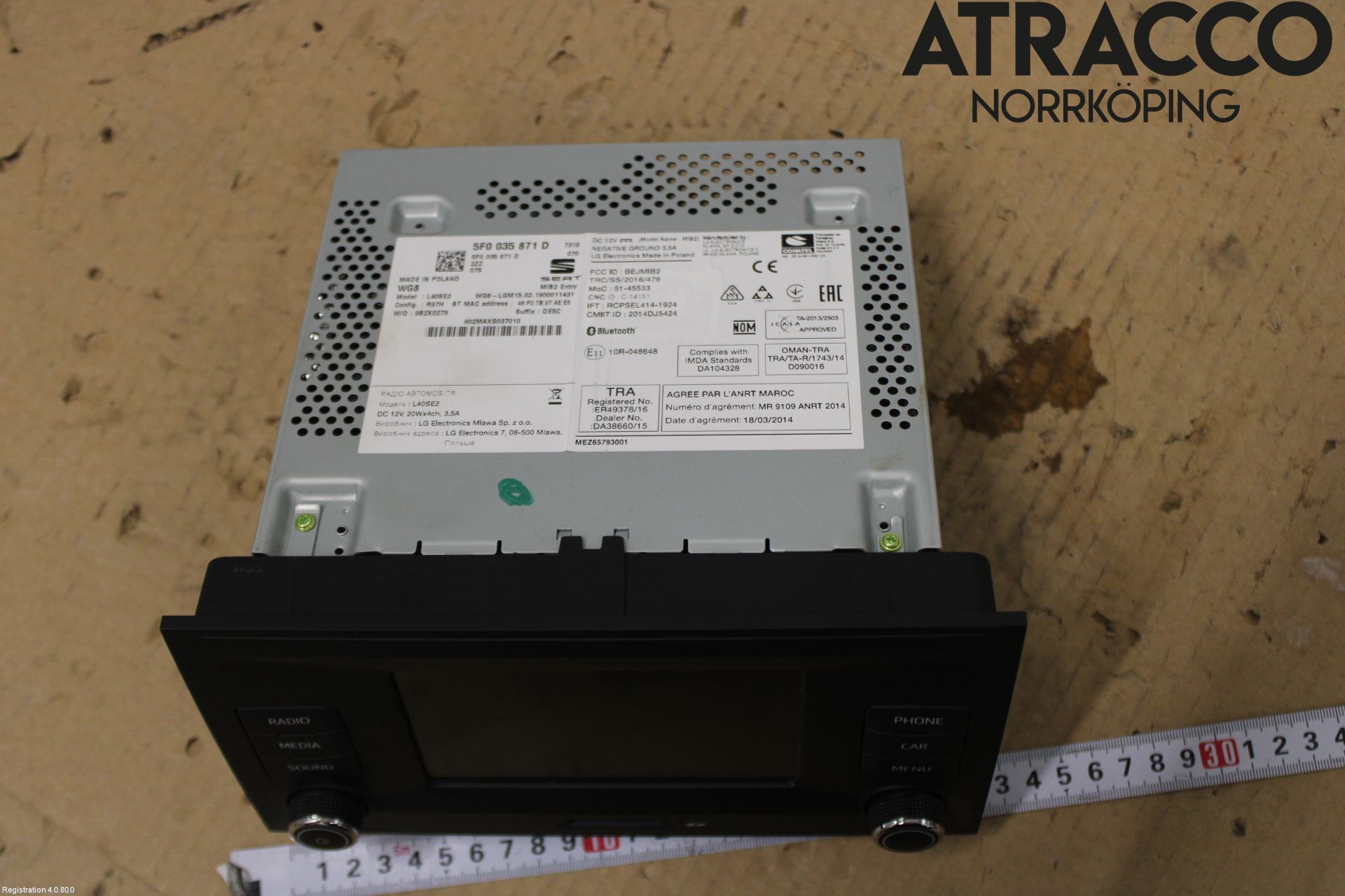 Seat LEON 13-20 Cd Radio - Multimediapanel