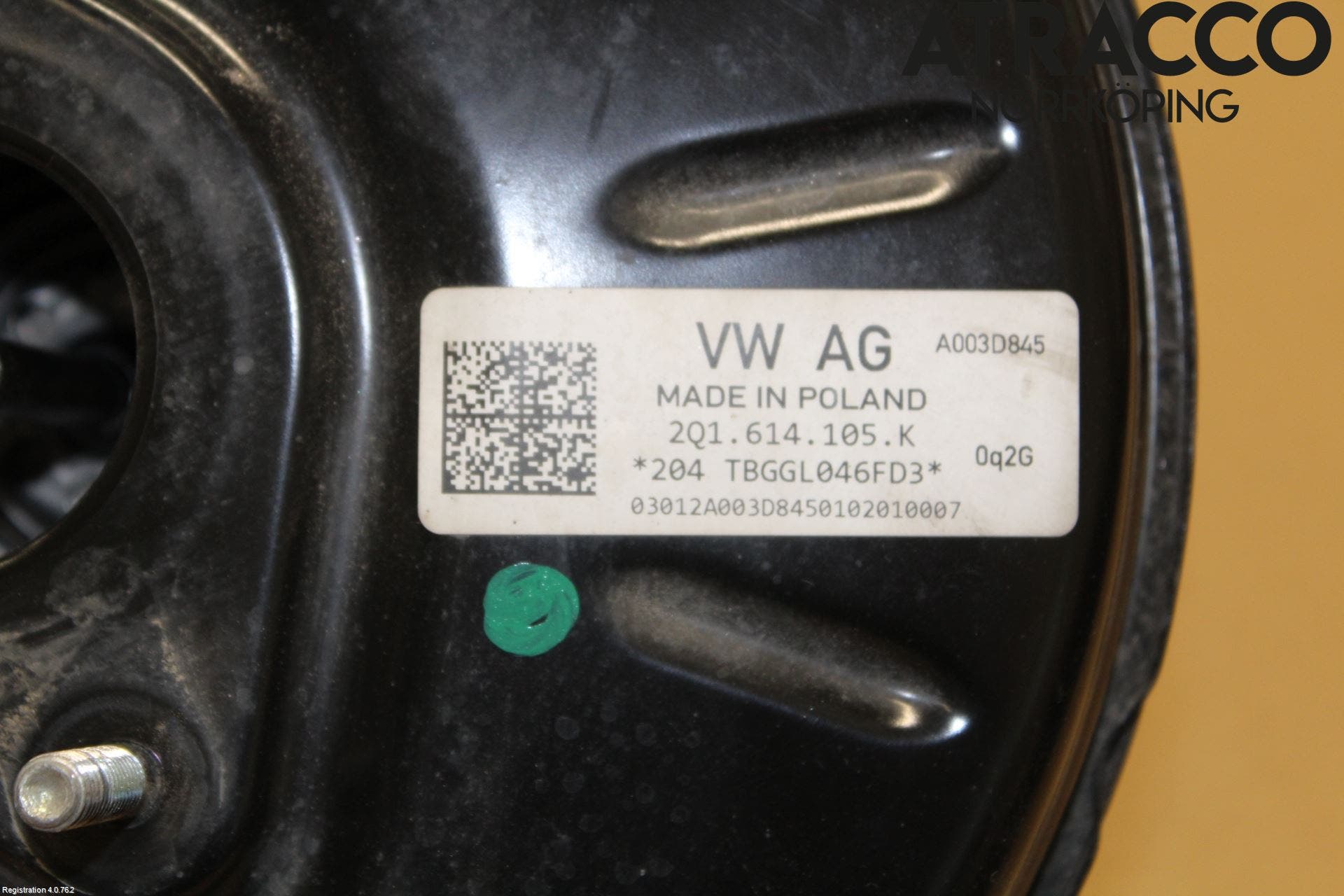 Volkswagen VW POLO VI 18->> Bromsservo