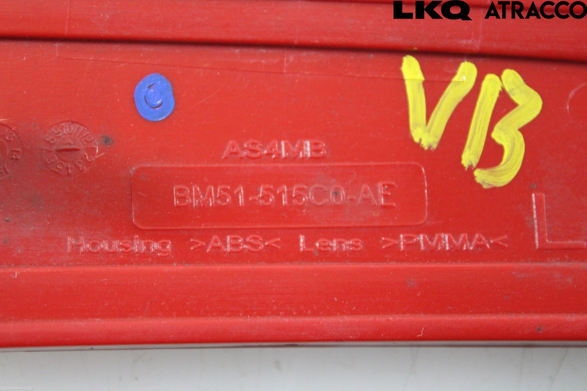 Ford FOCUS 15-18 Dimljus/Reflex Bak