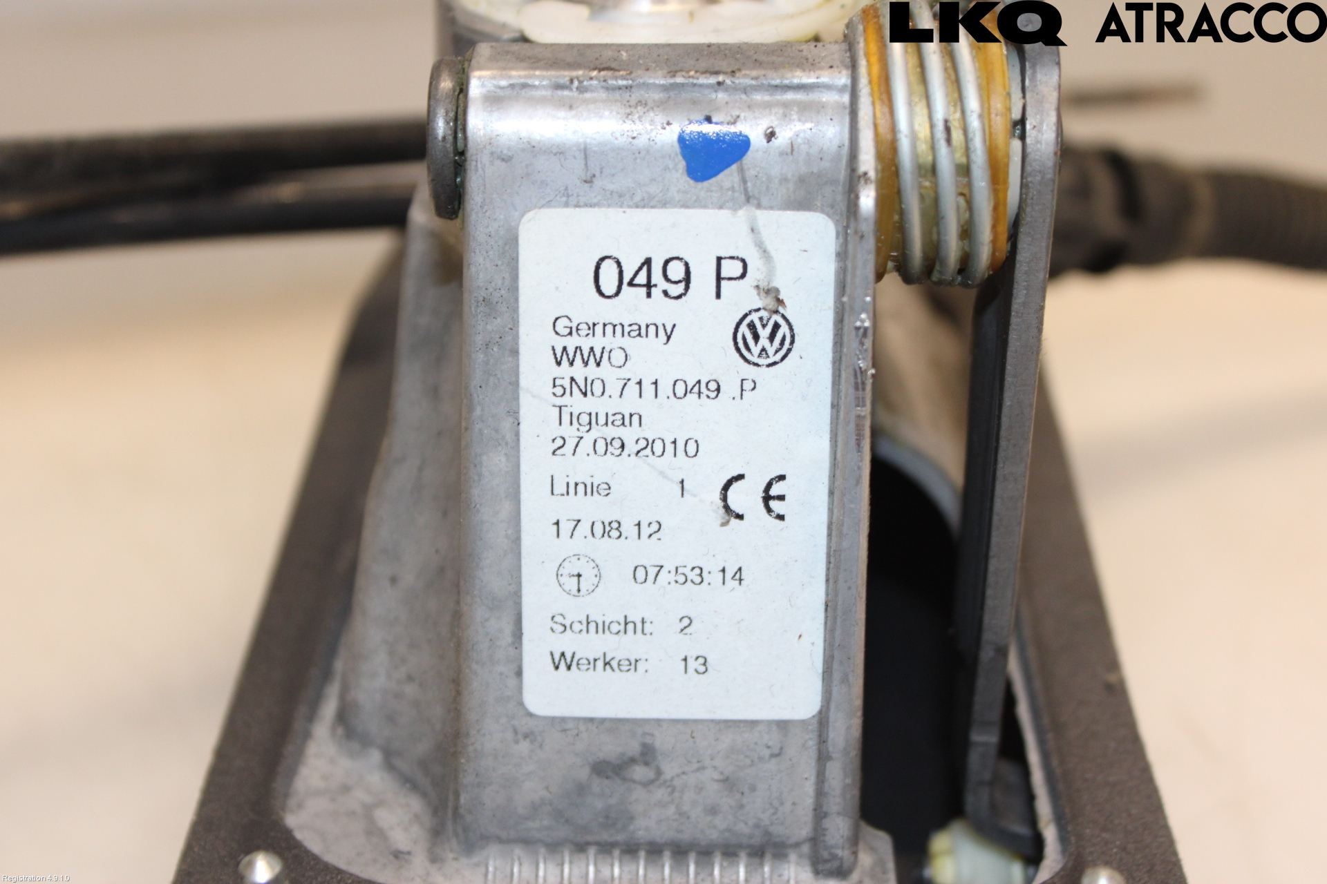 Volkswagen VW TIGUAN 07-16 Växelreglage - Wire