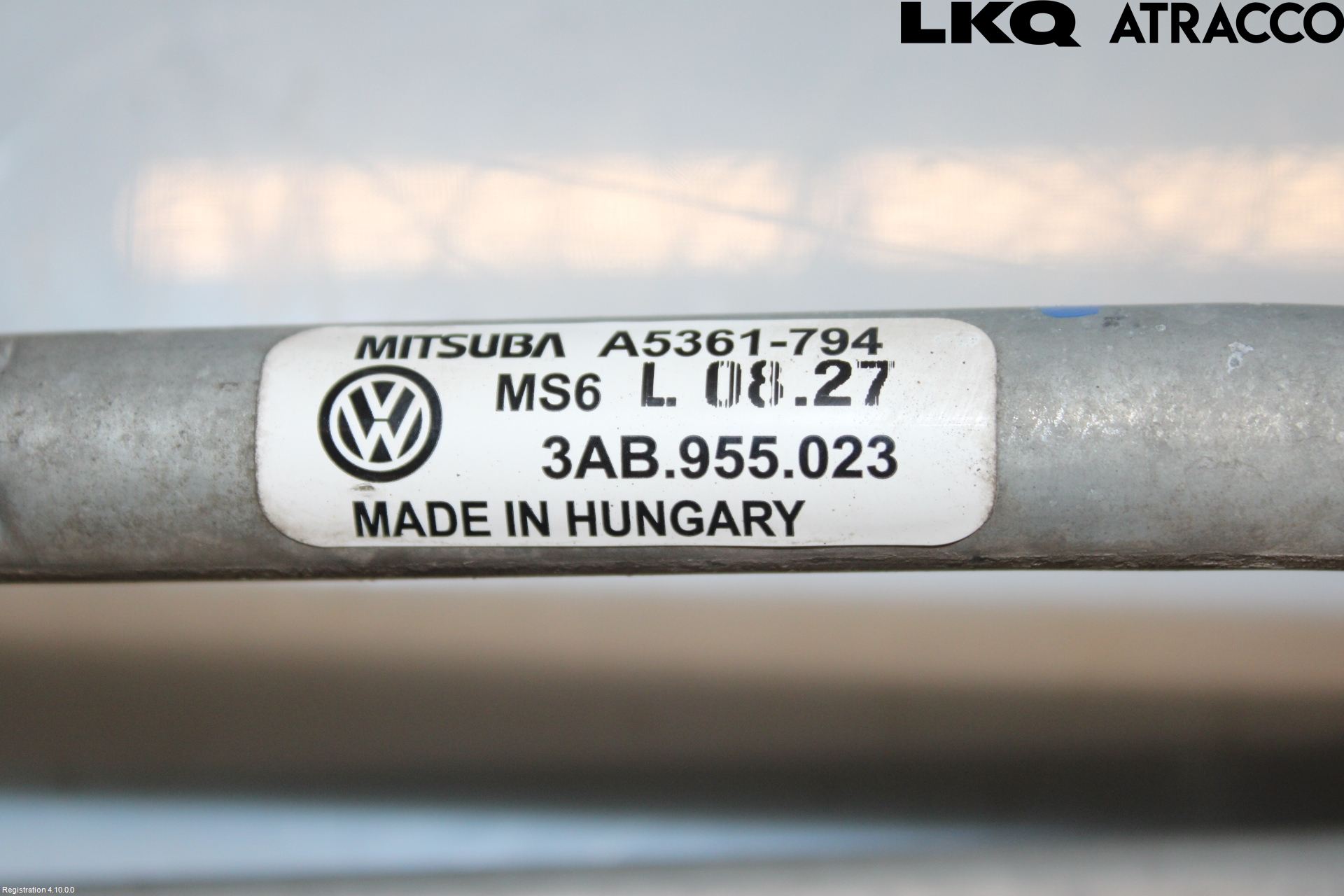 Volkswagen VW PASSAT 11-14 Torkarmekanism Vindruta