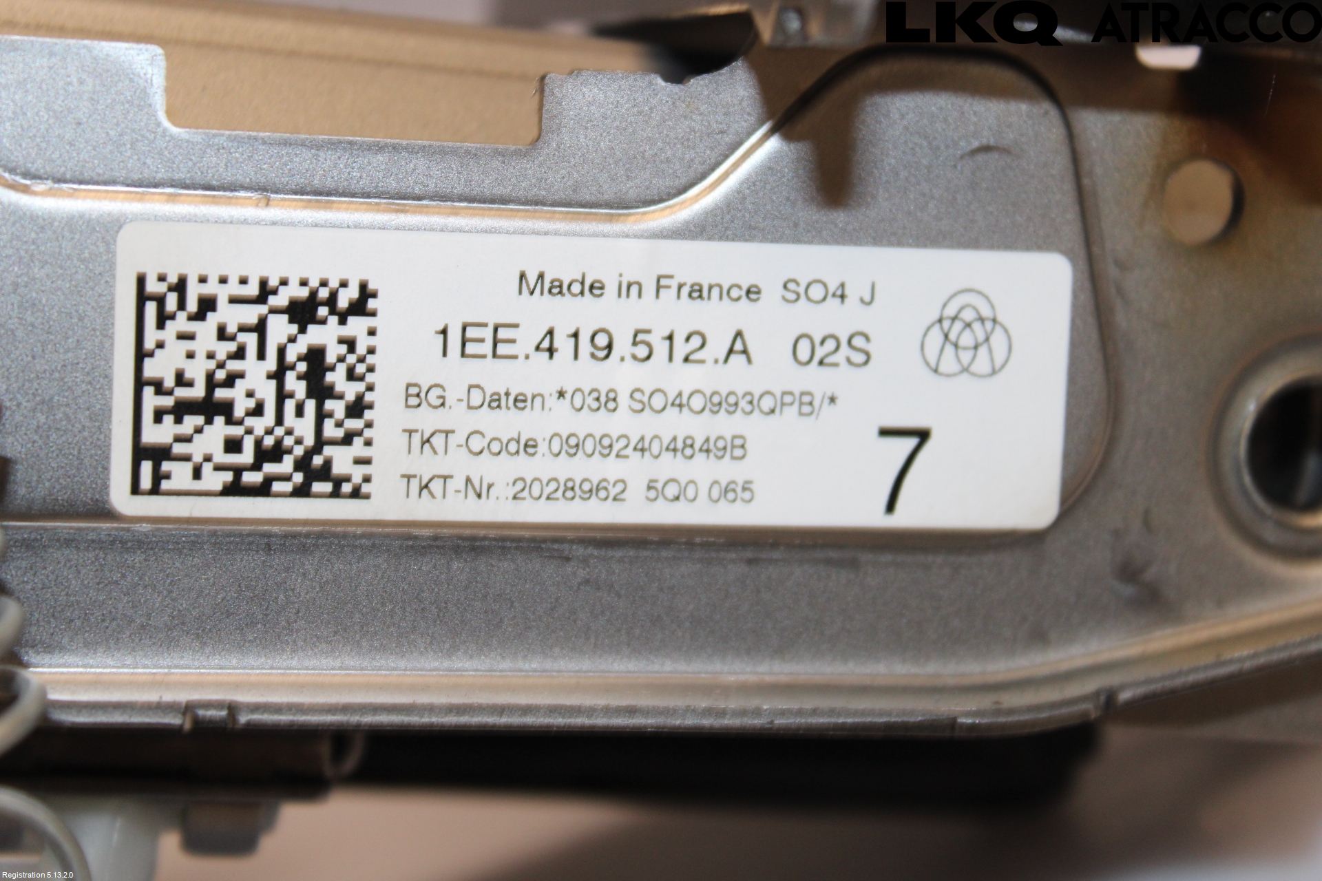 Volkswagen VW ID.7/TOURER 24- Rattaxelagg Justerbart