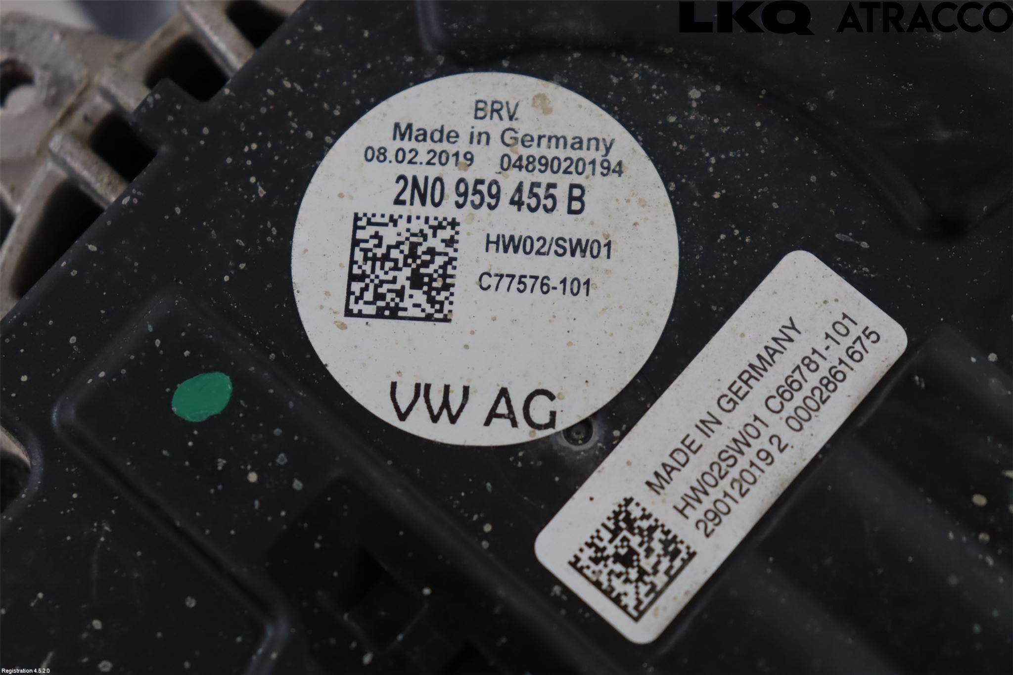 Volkswagen VW CRAFTER II / E-CRAFTER 17- Kylfläkt-Vinge