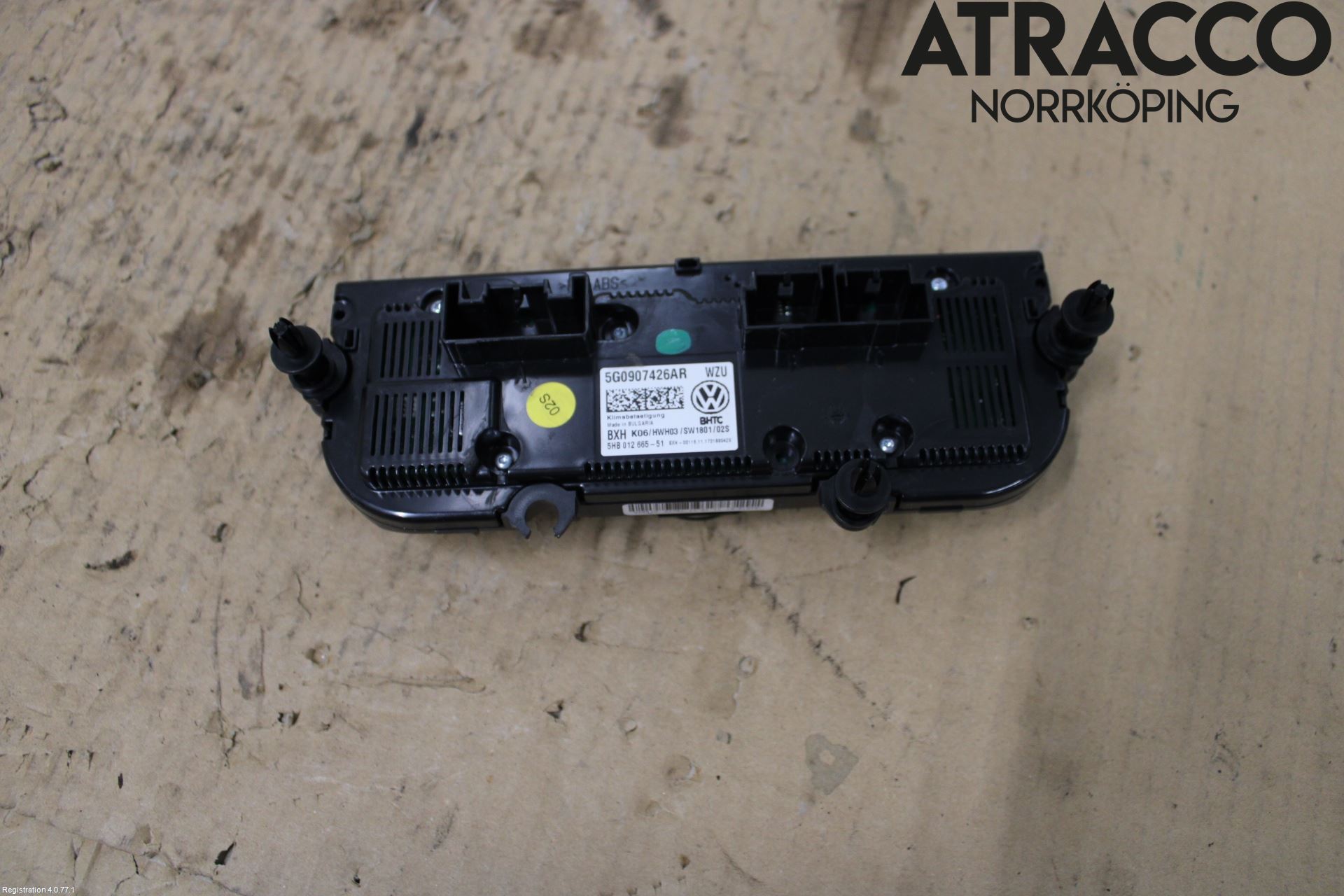 Volkswagen VW GOLF / E-GOLF VII 13-20 Värmereglage