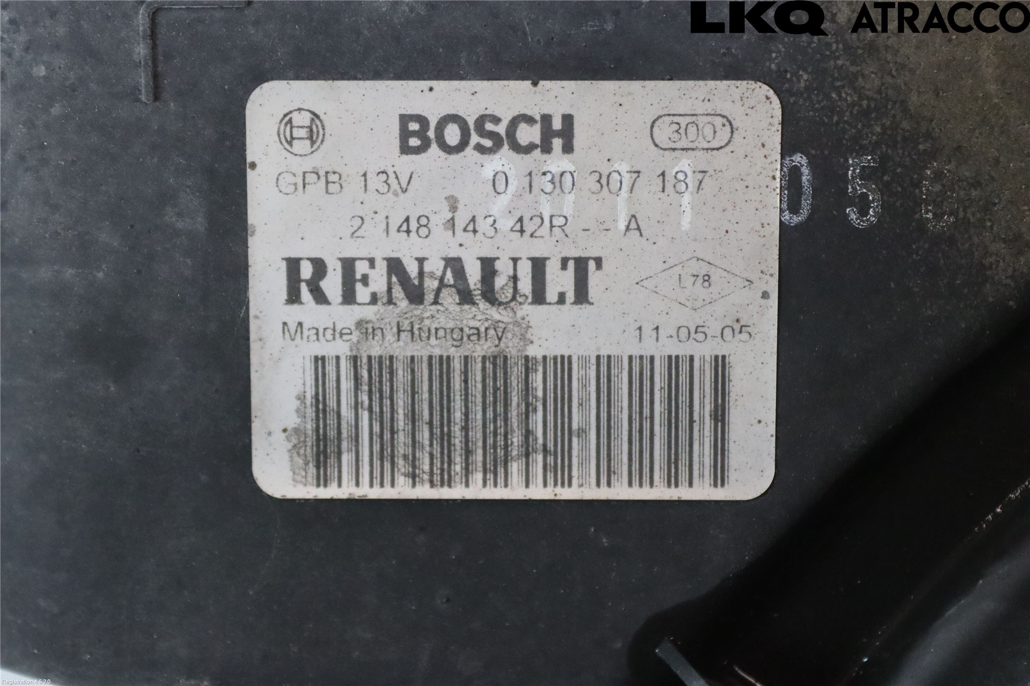 Dacia LOGAN PICK-UP Kylfläkt El