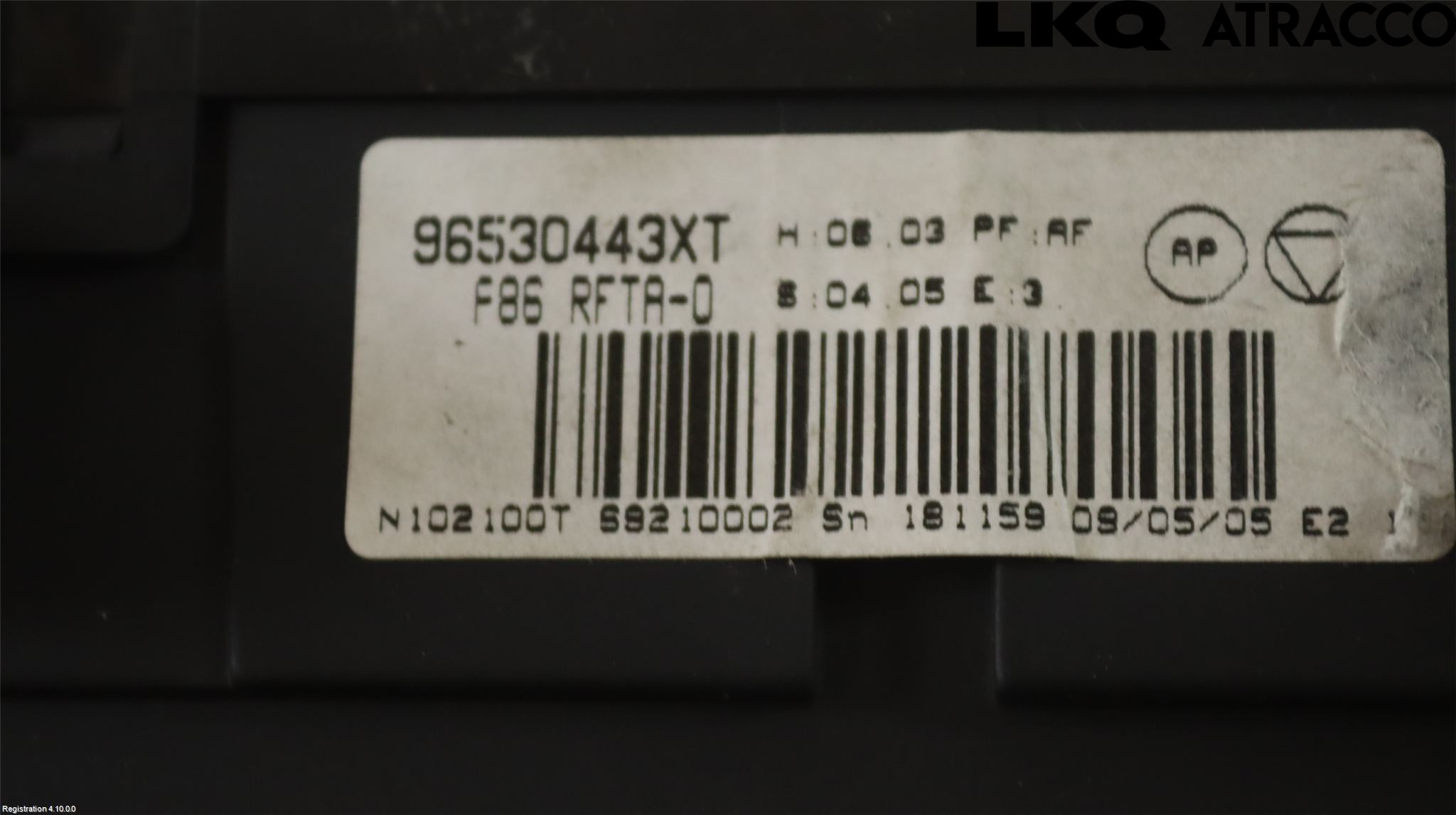 Peugeot 1007 Värmereglage