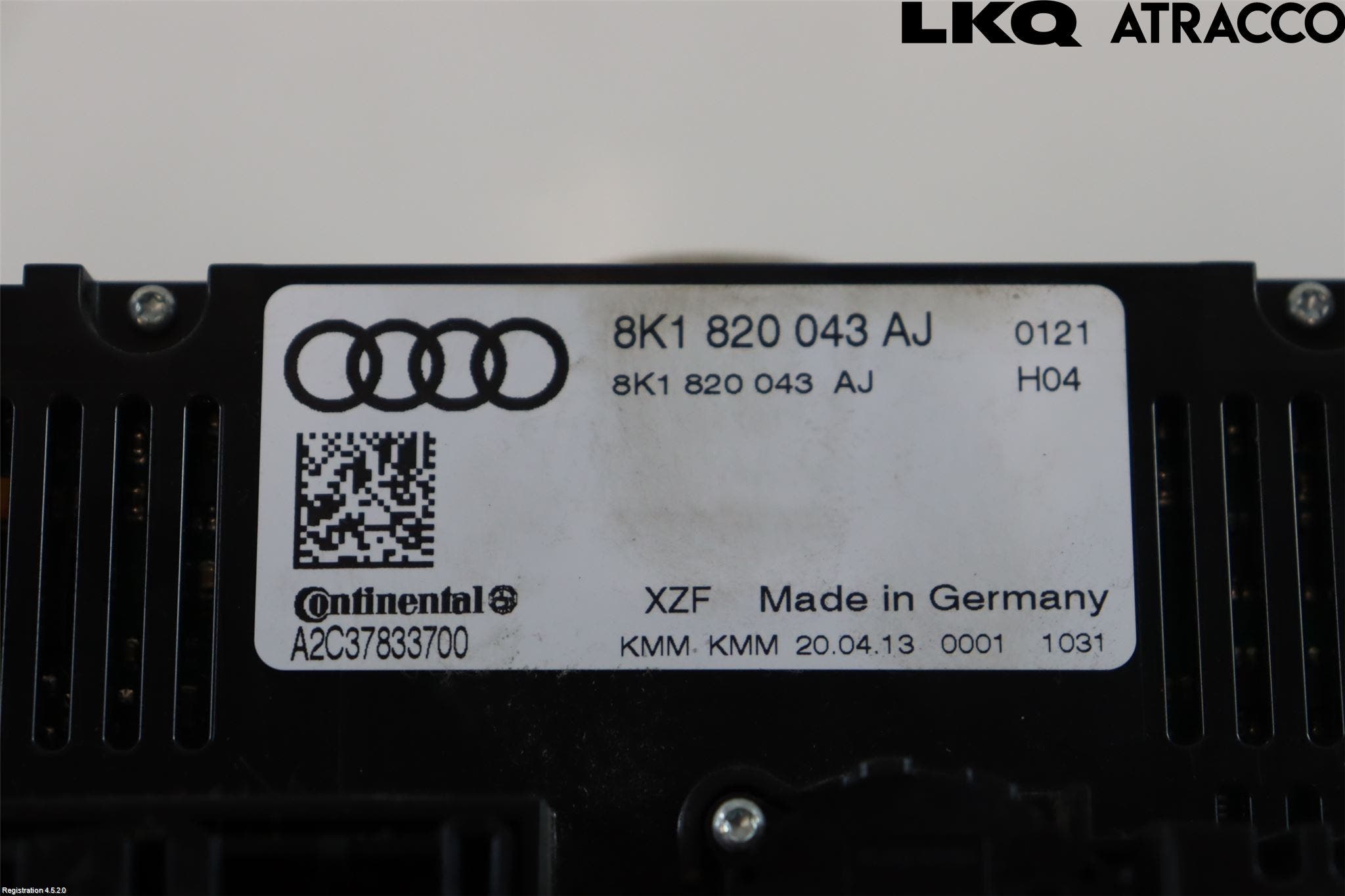 Audi A4 12-15 Värmereglage