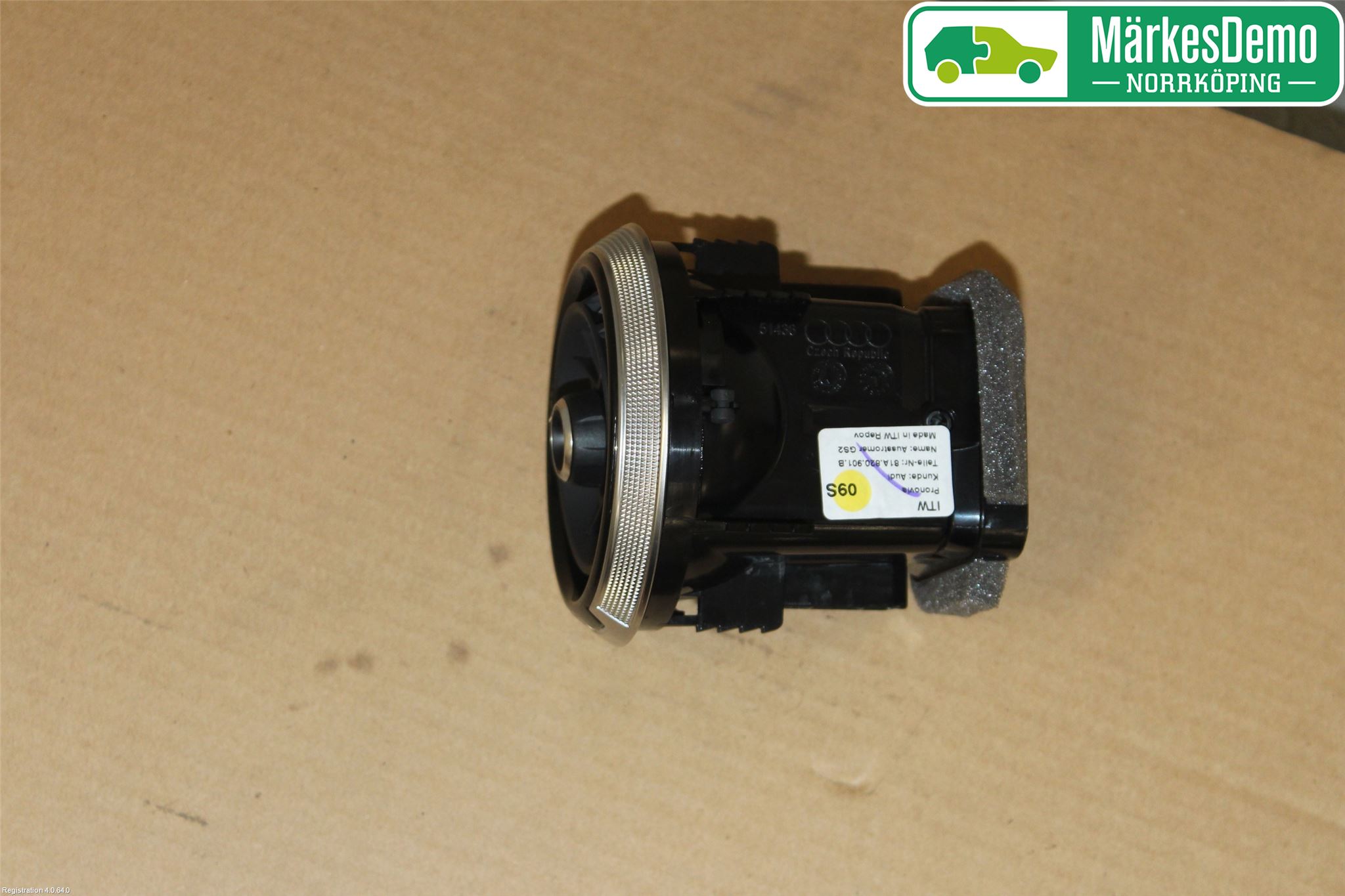 Audi A3/S3 8V 13-20 Defrosterkanal-Munstycke