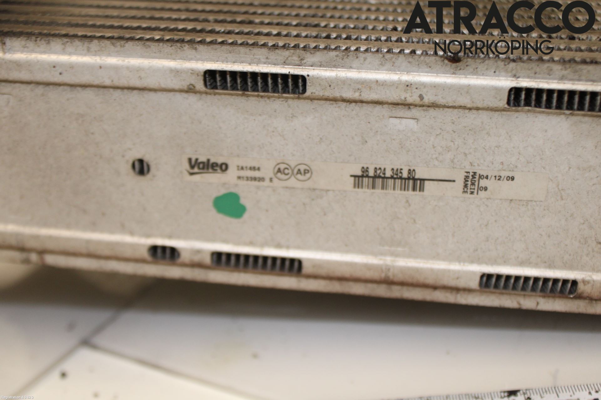 Peugeot PARTNER 08-15 Laddluft-Intercooler Kyl