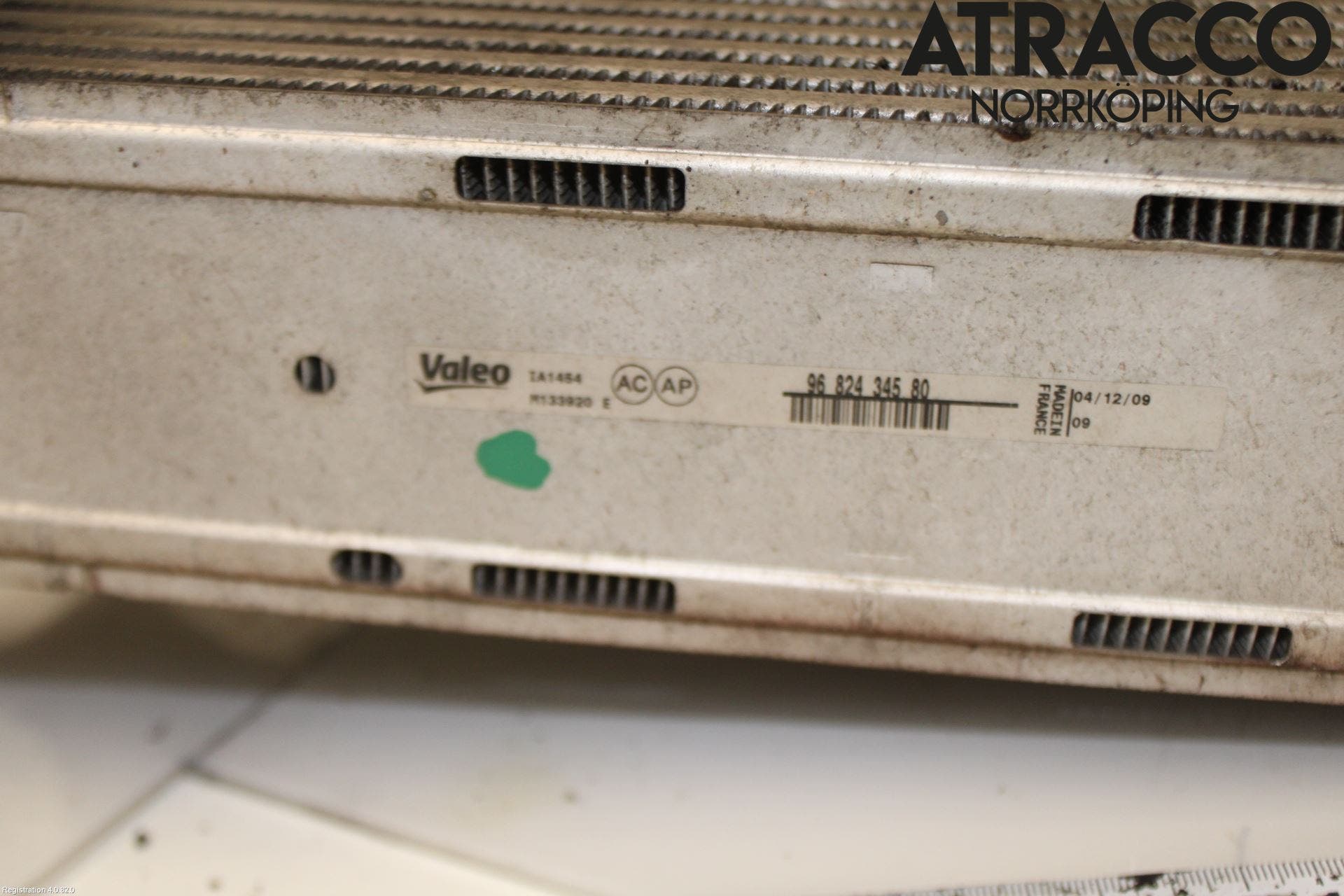 Peugeot PARTNER 08-15 Laddluft-Intercooler Kyl