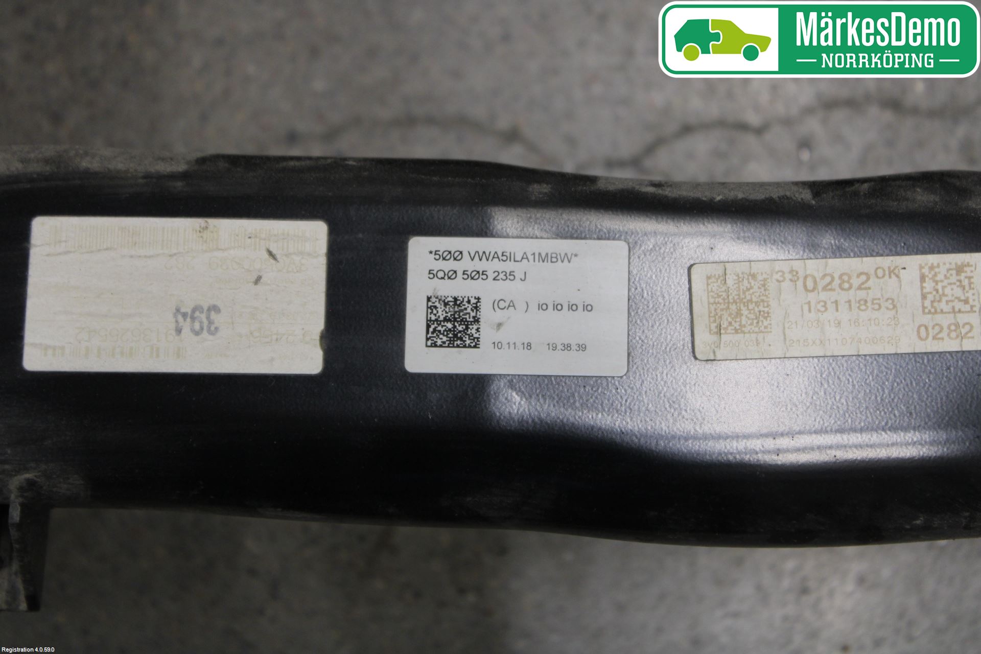 Skoda SUPERB 16-24 Bakaxelbalk