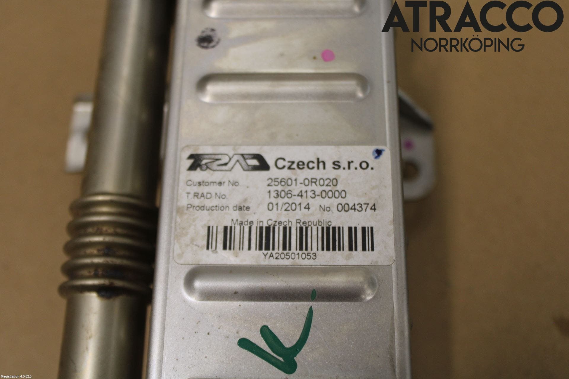 Toyota AVENSIS 09-15 Avgaskylare