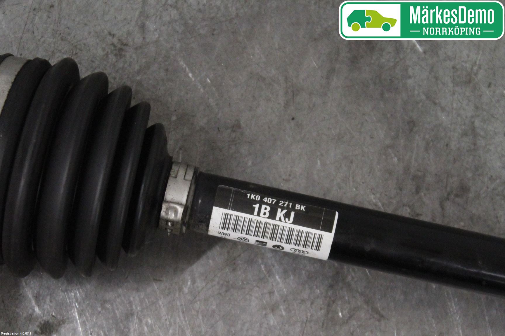 Volkswagen VW GOLF / E-GOLF VII 13-20 Drivaxel Fram Vänster