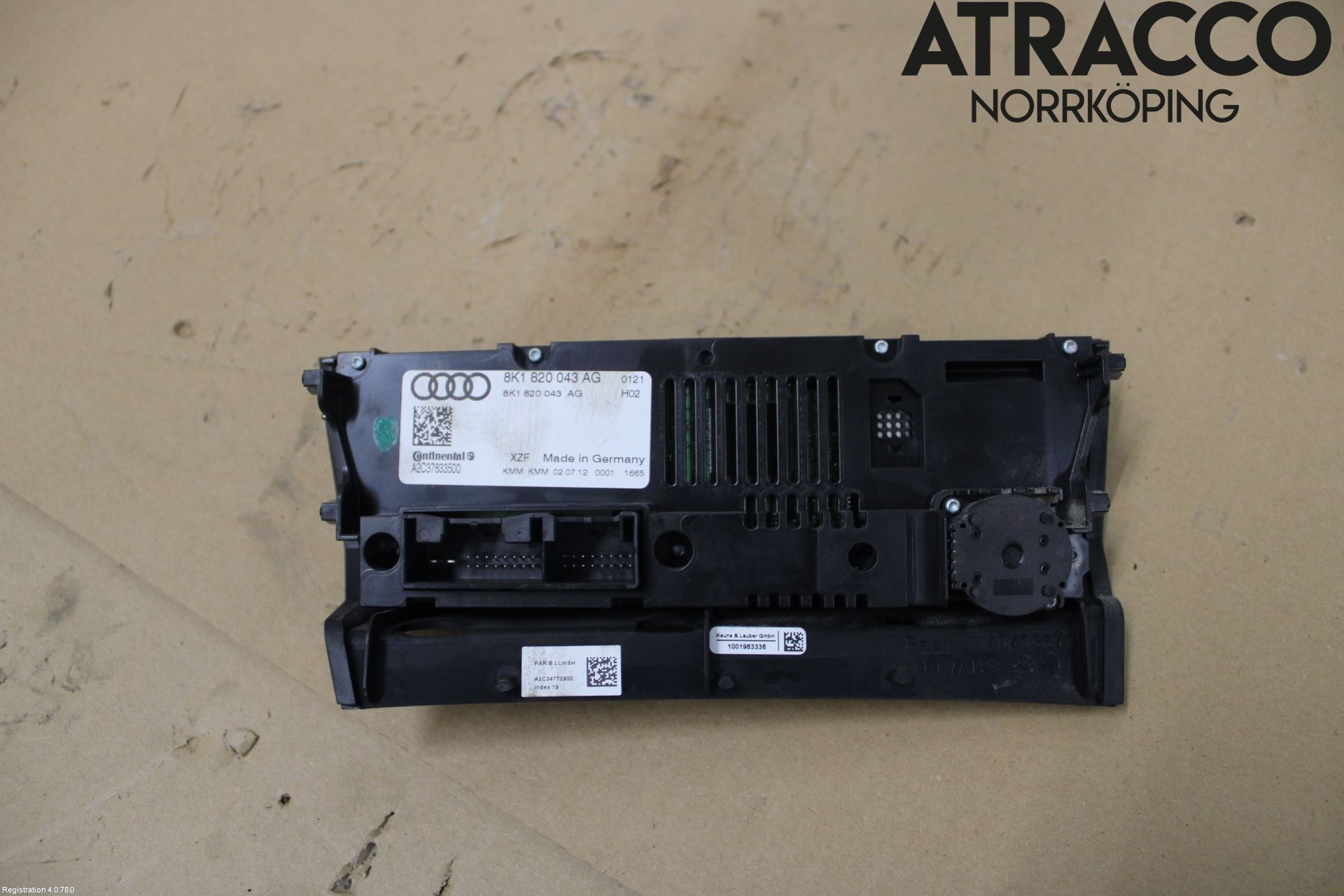 Audi A4 12-15 Värmereglage