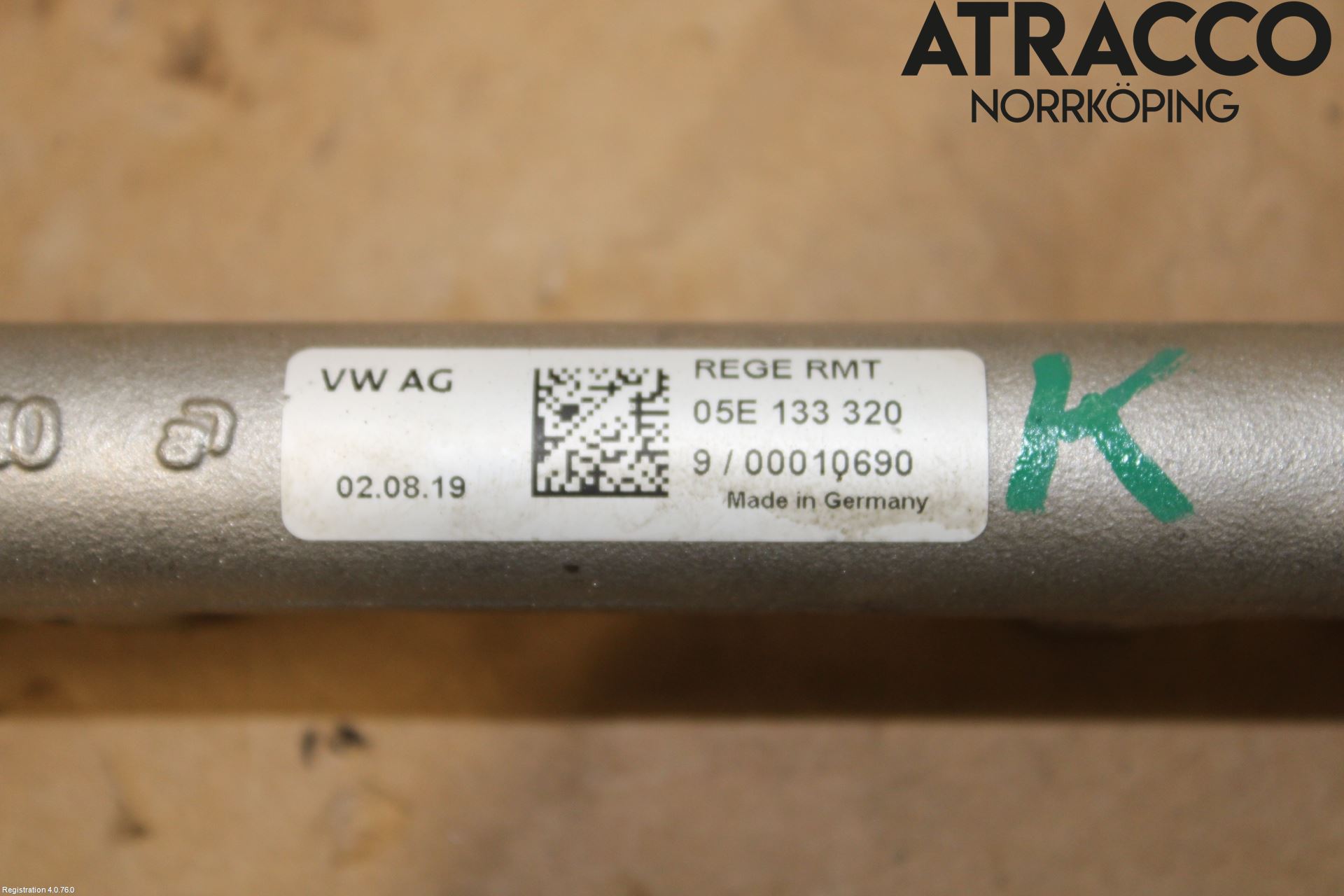 Volkswagen VW GOLF / E-GOLF VII 13-20 Inj. Fuelrail