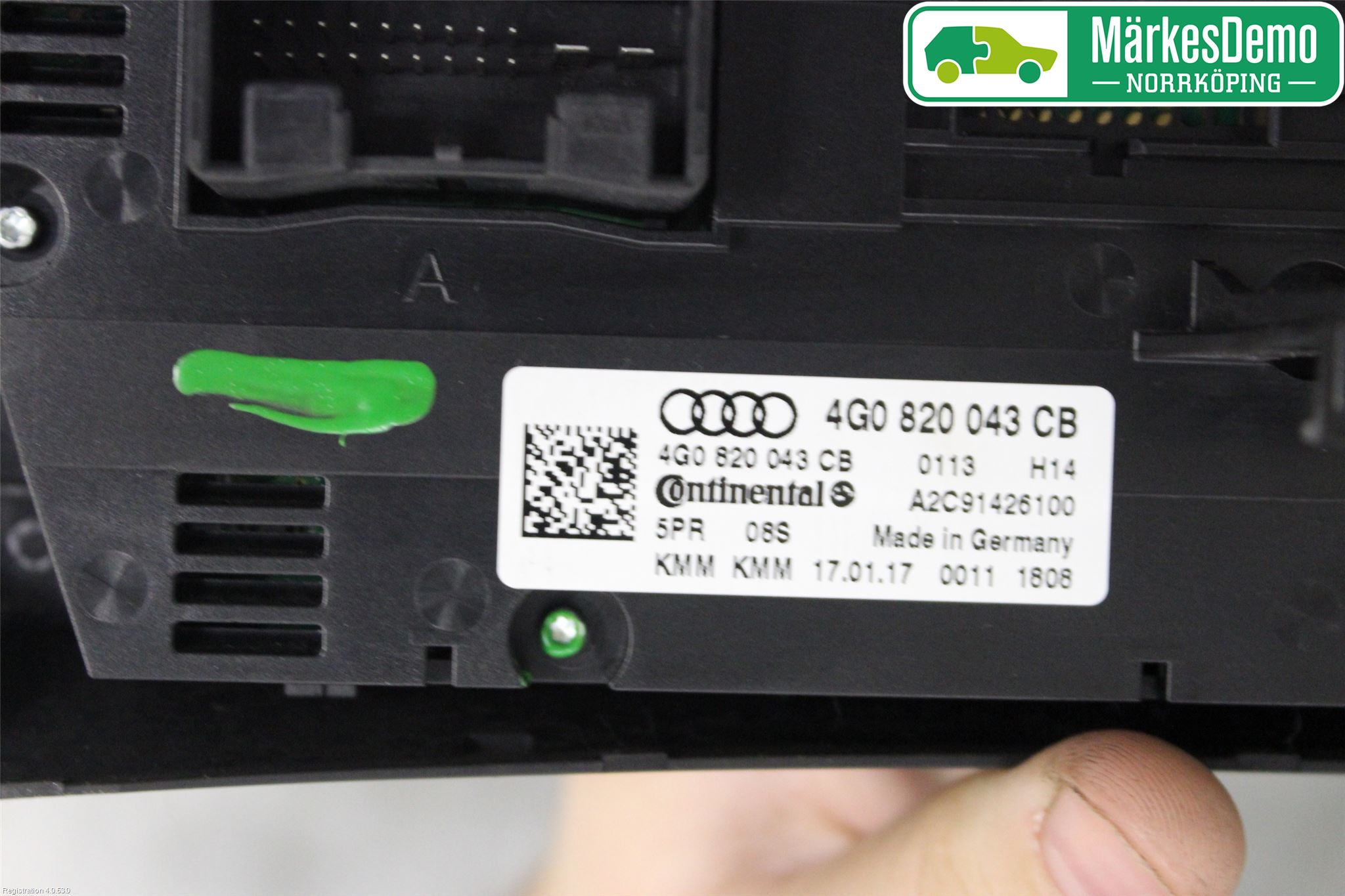 Audi A6/S6 4G 11-18 Värmereglage