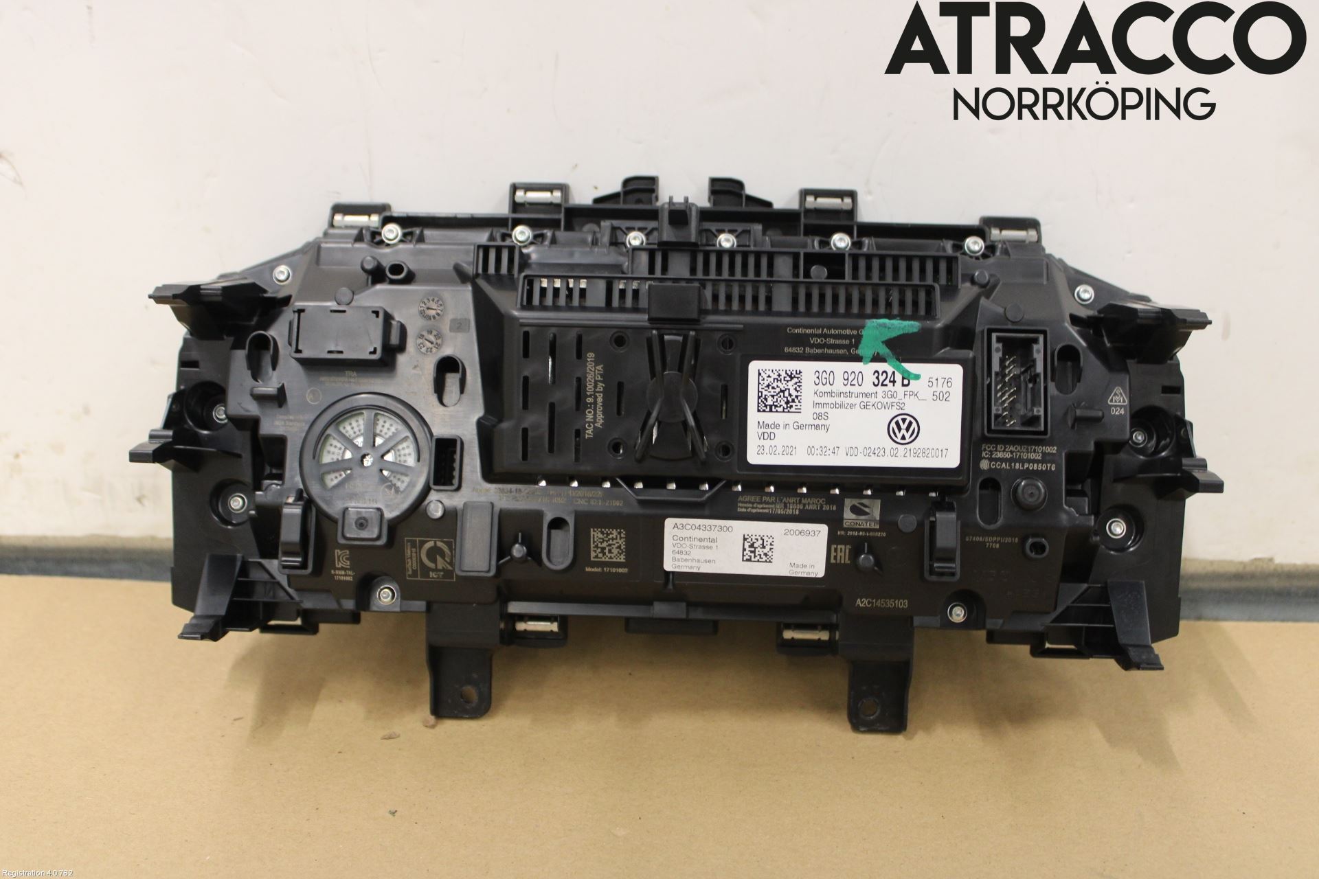 Volkswagen VW ARTEON 17- Instrument Komb