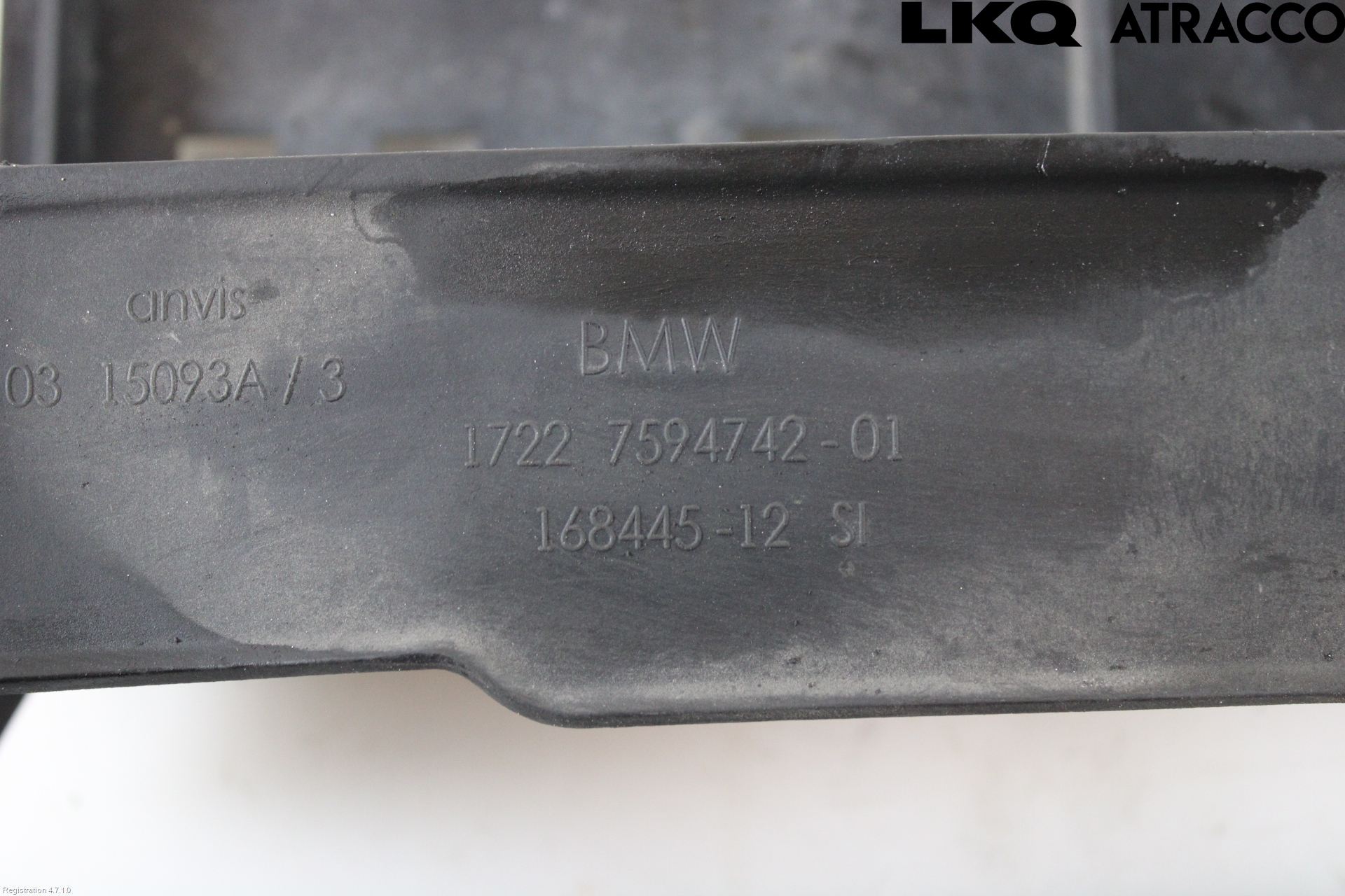 BMW 5 F10/F11/F18 09-17 Deflektor Plåt-Plast Kylning