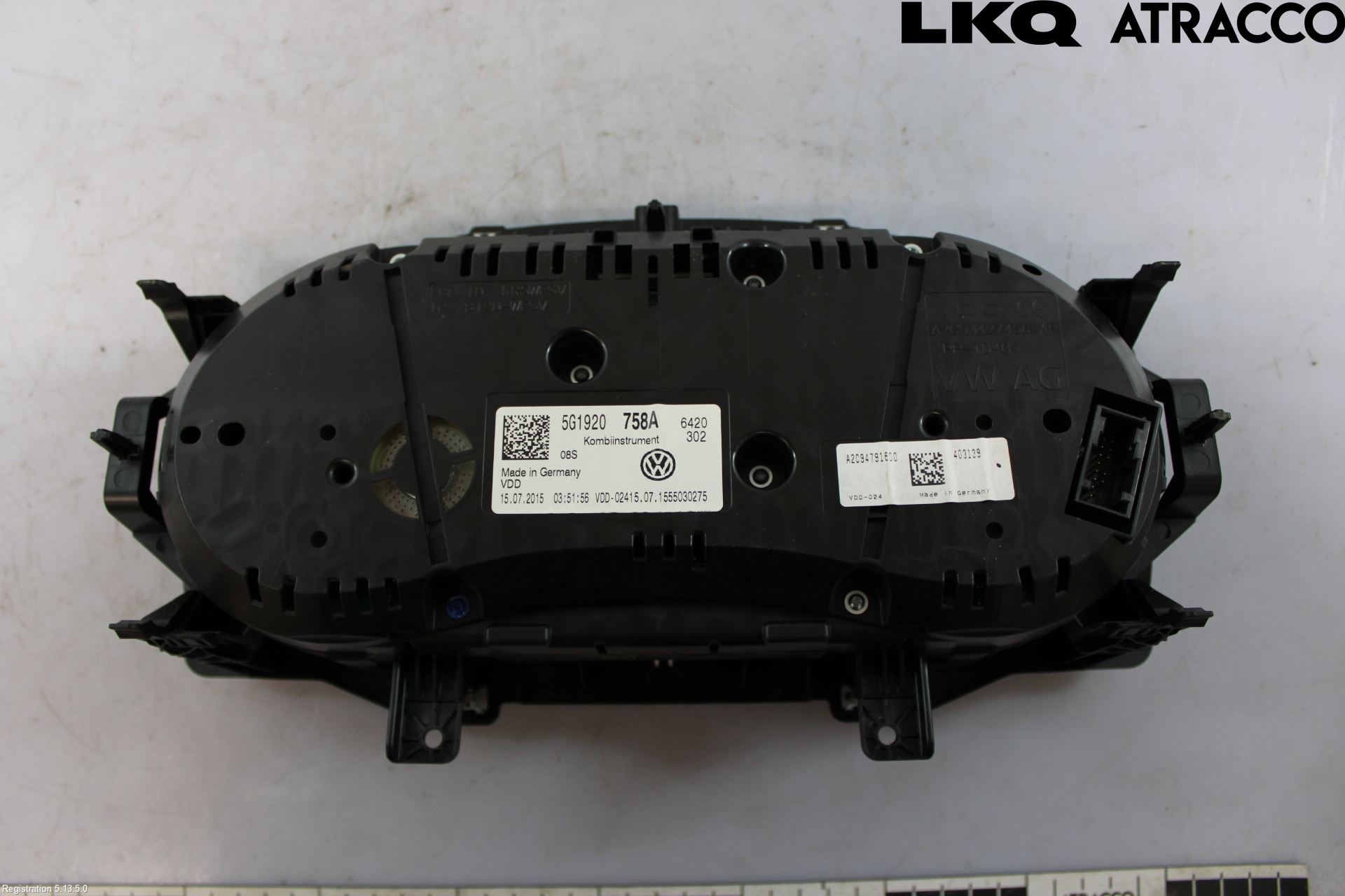 Volkswagen VW GOLF / E-GOLF VII 13-20 Instrument Komb