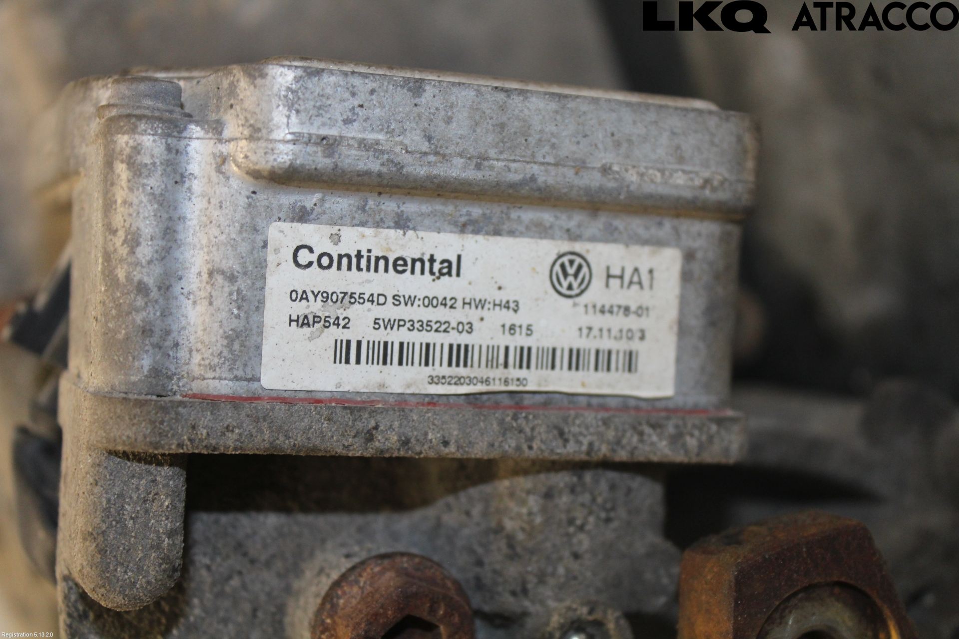 Volkswagen VW TIGUAN 07-16 Bakväxel-Diff