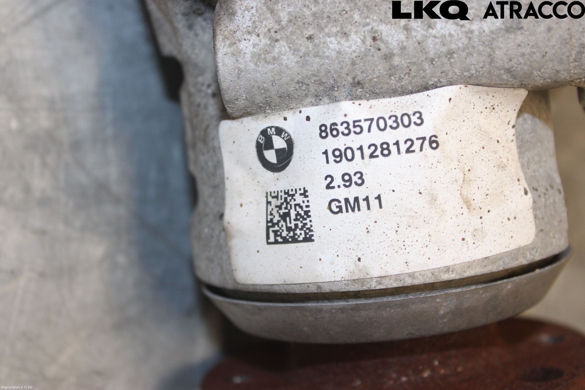 BMW 5 G30/G31/F90 17-23 Framvagn Diffrential